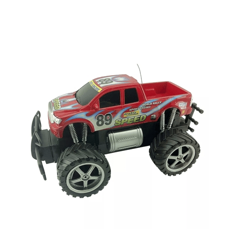 Carro Controle Remoto 4X4 Monster Stell Cavalay- Wellmix - Vermelho -  Vermelho