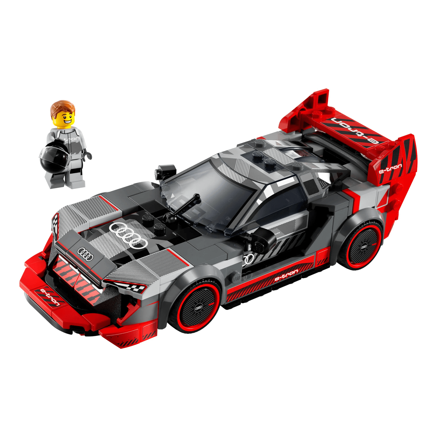 Carro de Corrida Audi S1 E-tron Quattro Lego Speed Champions Carro de Corrida Audi S1 E-tron Quattro Lego Speed Champions