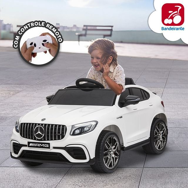 Carrinho Elétrico Infantil Com Controle Remoto Mercedes Benz