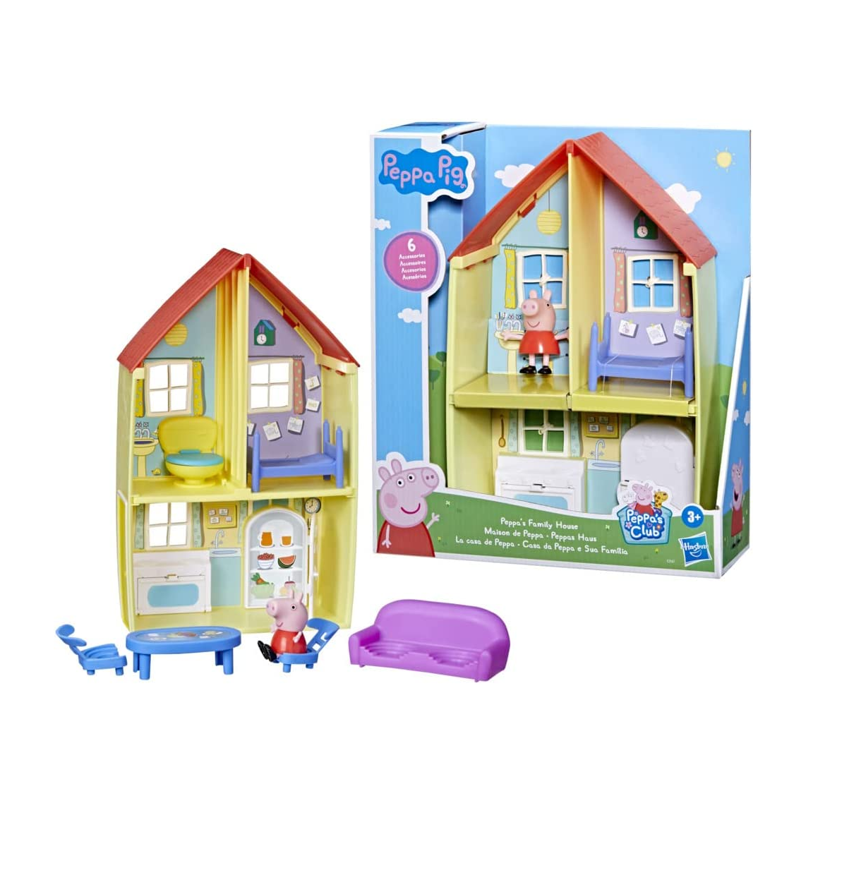 Hasbro Peppa Pig Casa Club Figure Multicolor