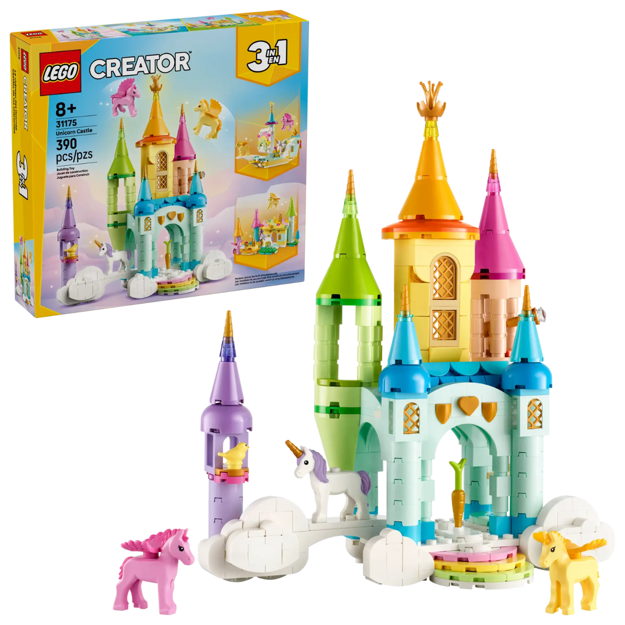 Castelo de Unicórinios Lego Creator 3 em 1 Castelo de Unicórinios Lego Creator 3 em 1