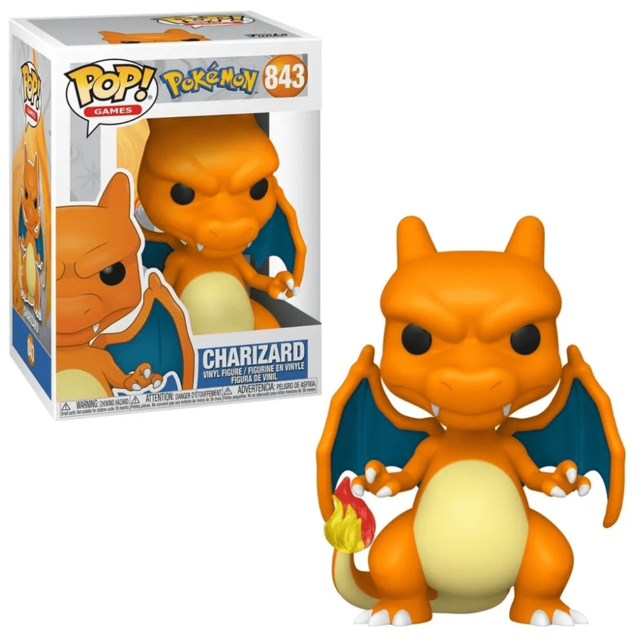 Charizard Pokémon 843 Funko POP! Games Candide Charizard Pokémon 843 Funko POP! Games Candide