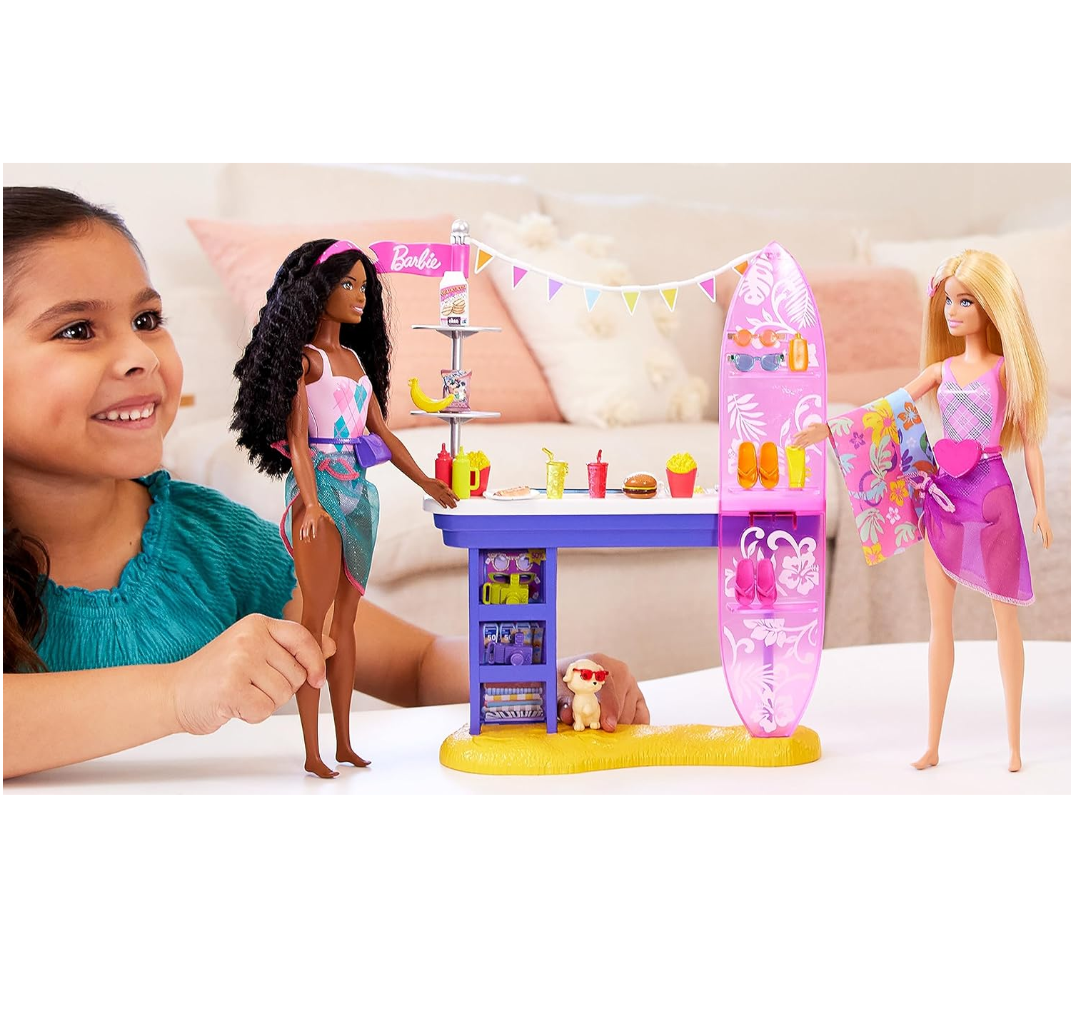 Carro Conversível com Boneca Barbie Mattel - Fátima Criança