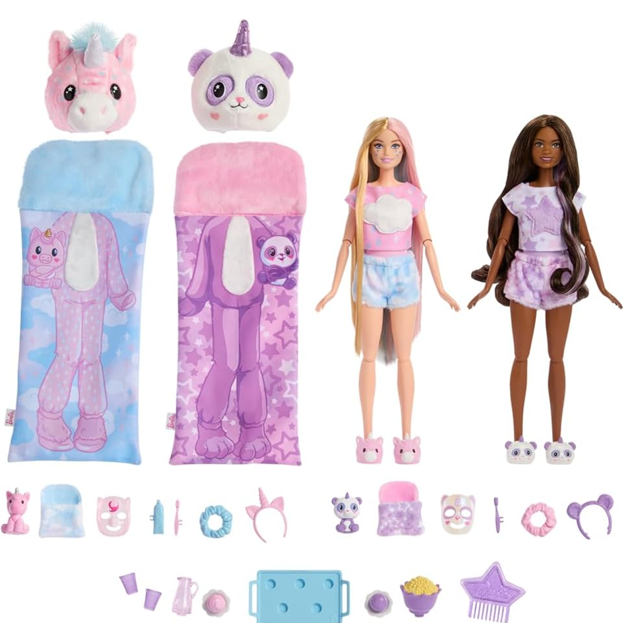 Barbie Princess Adventure, Festa do Pijama, Conjunto de 3 Bonecas :  : Brinquedos e Jogos