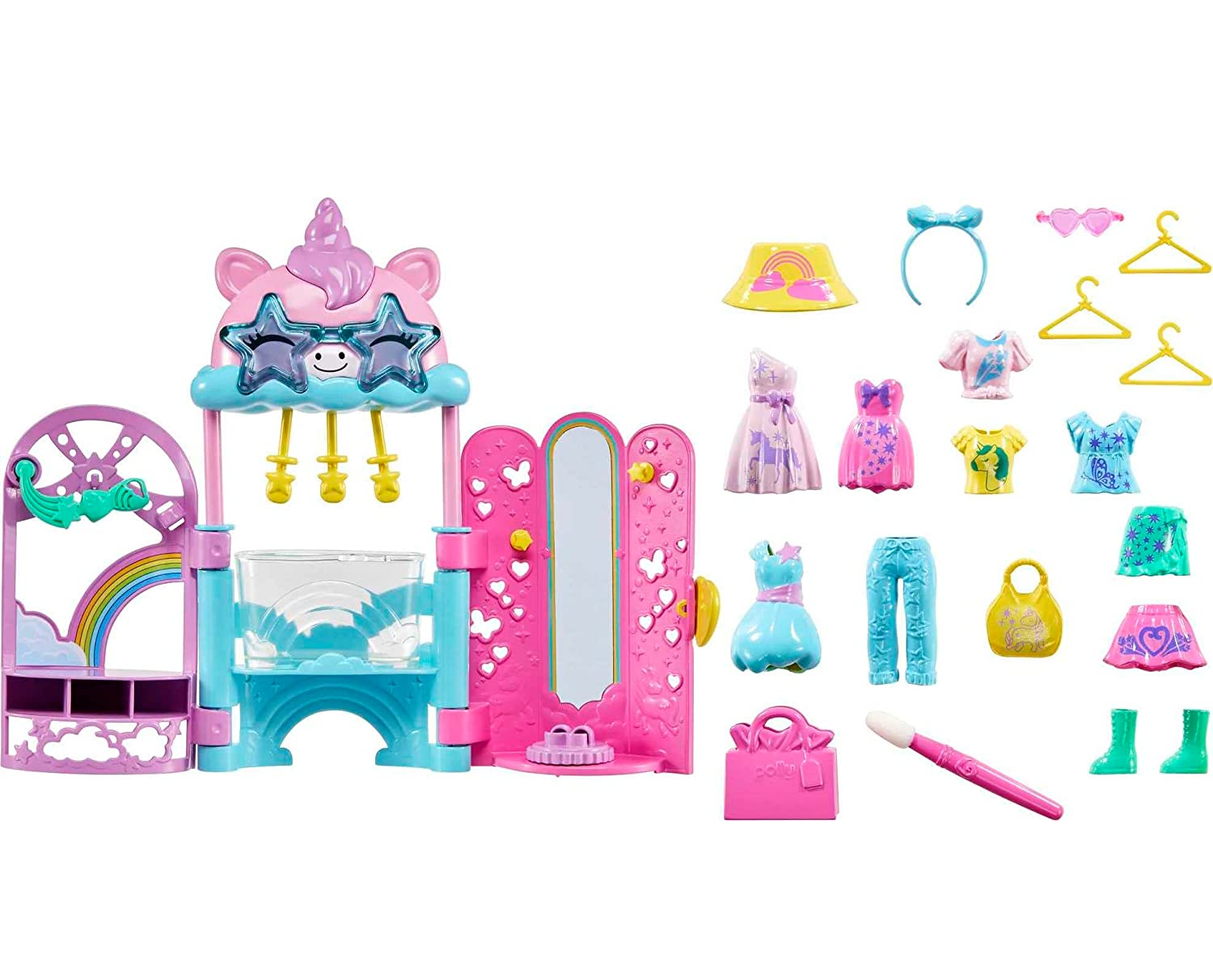 Polly Pocket! Glamorosa Van de Campismo Mattel : .com.br