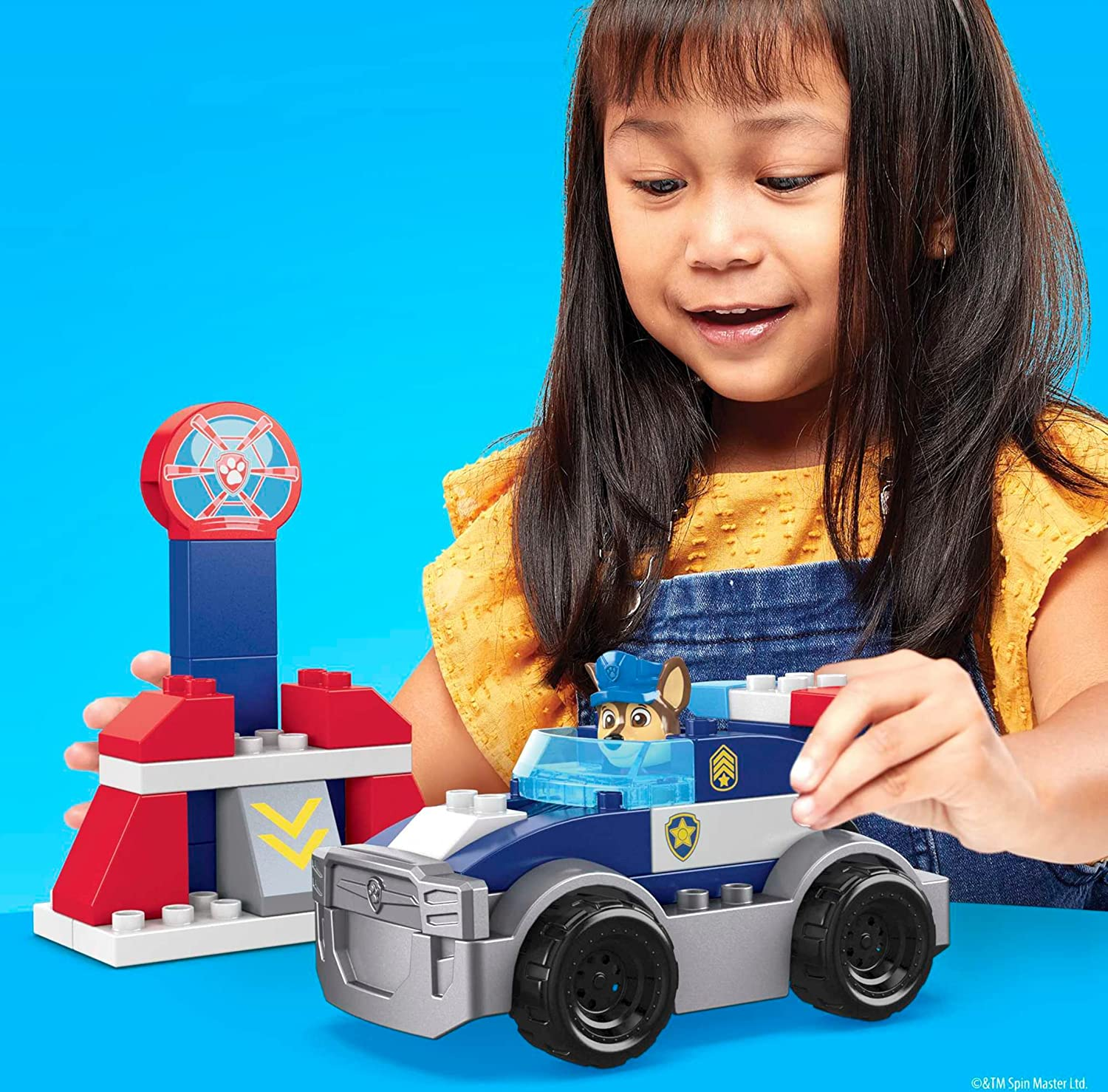 Blocos de Montar - Mega Bloks - Sacola com 80 Peças - Azul - Fisher-Price