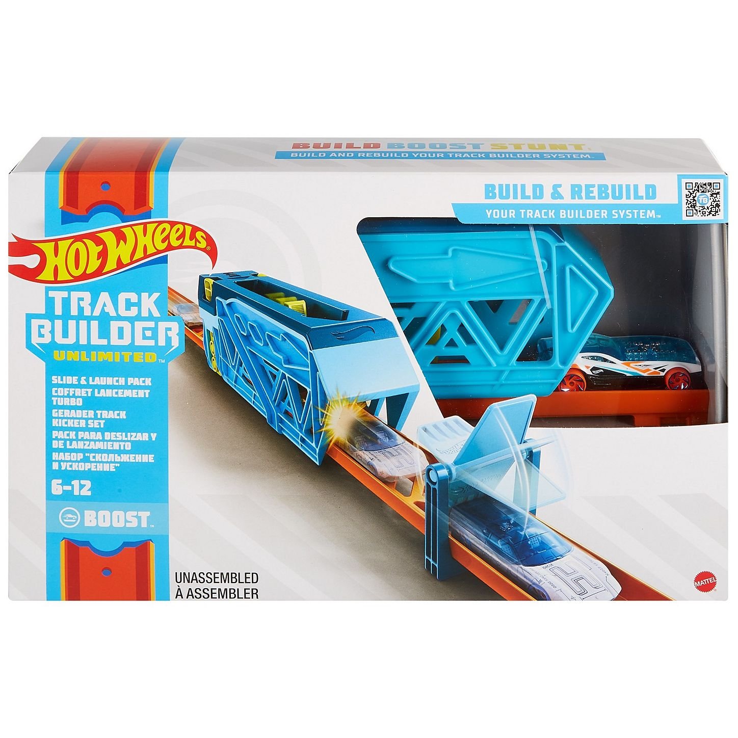 Hot Wheels Track Builder Pista de Brinquedo Loop Kicker