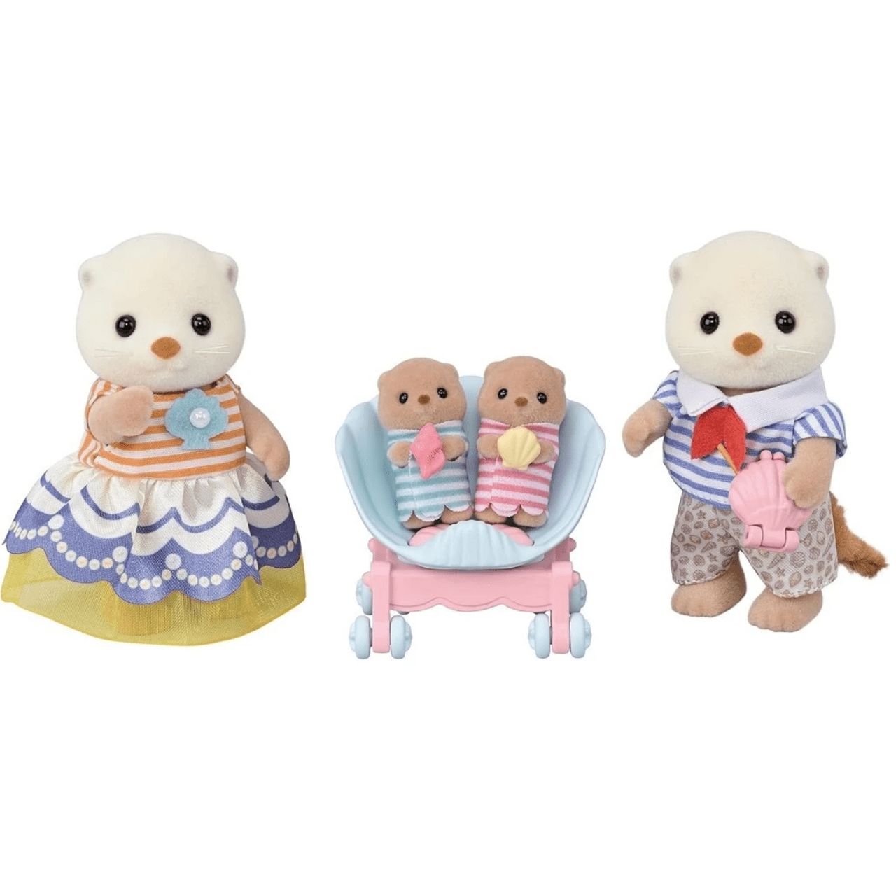 Conjunto Familia das Lontras Marinhas Sylvanian Families Epoch Conjunto Familia das Lontras Marinhas Sylvanian Families Epoch