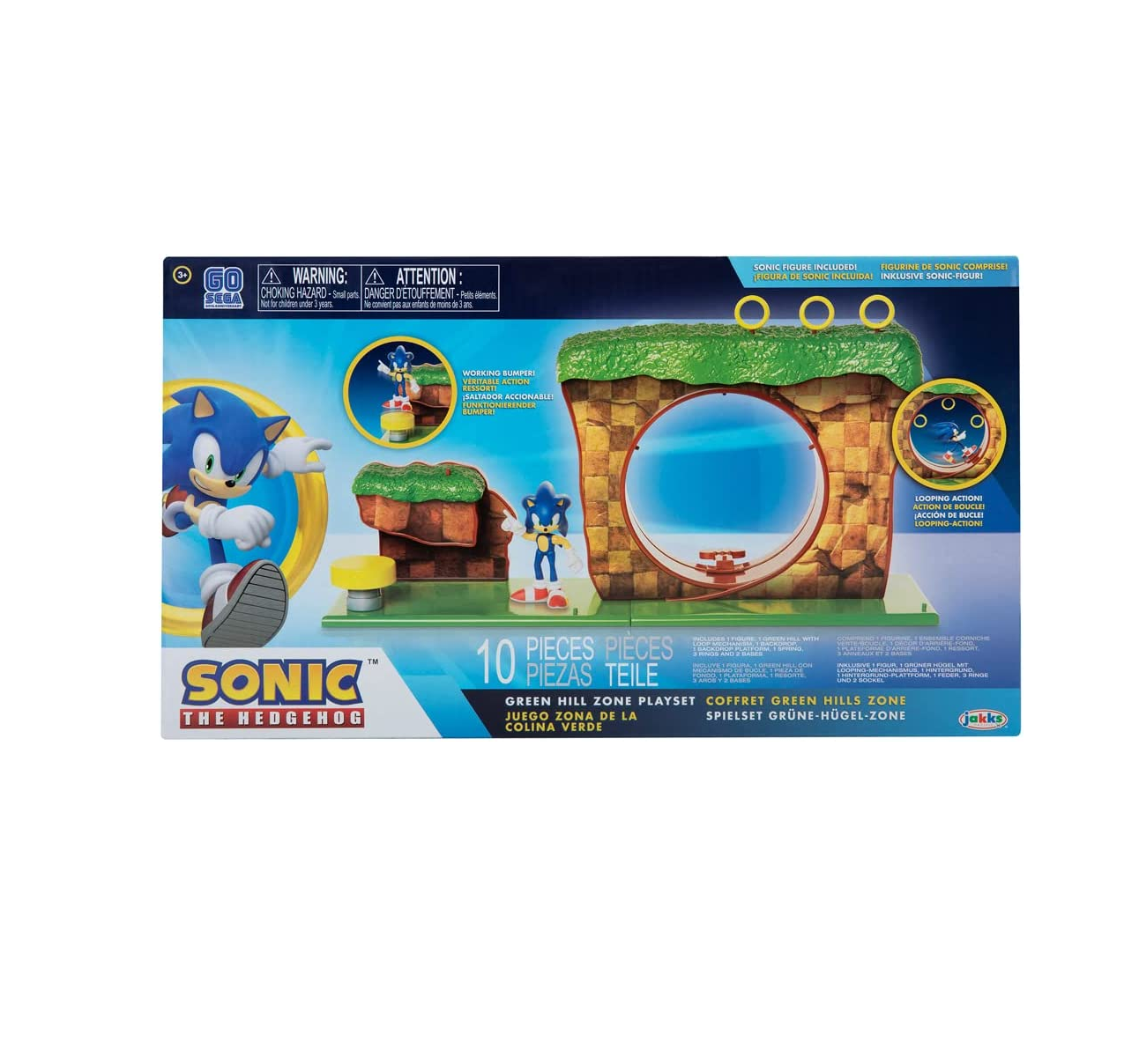 Mini Figura - Colecionavel - Sonic The Hedgehog - Super Sonic - 6.3 cm -  Candide