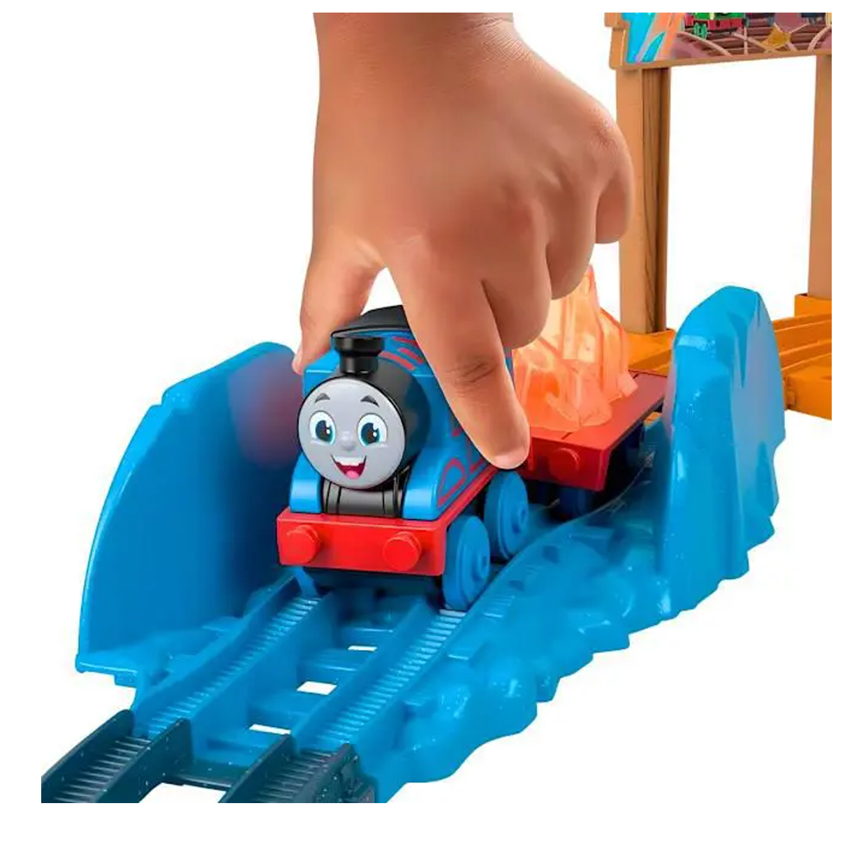 Trenzinho Thomas e Percy Fisher Price na Patrulha Presentes