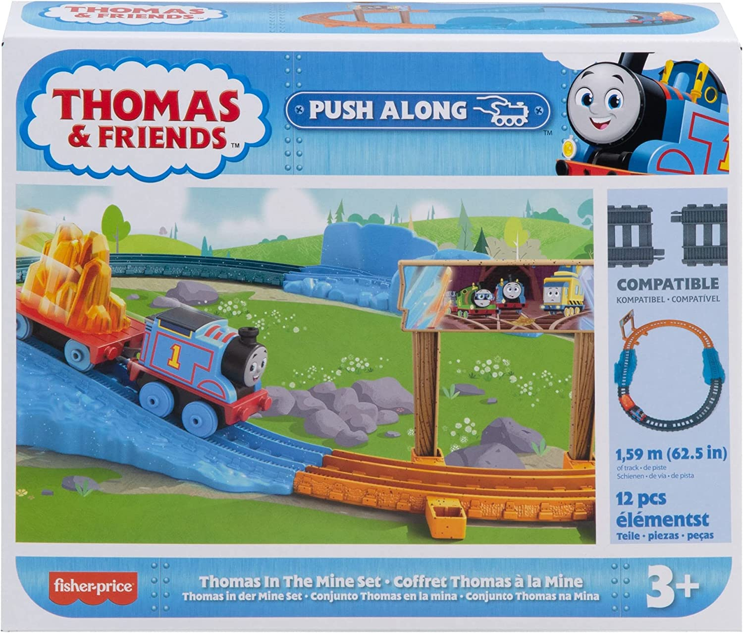 Locomotiva Motorizada - Thomas - Thomas e Seus Amigos - Fisher