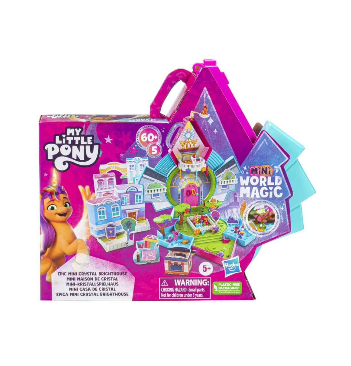 Conjunto My Little Pony Mini World Magic Pequenas Criações Sunny Starscout  Hasbro - Fátima Criança