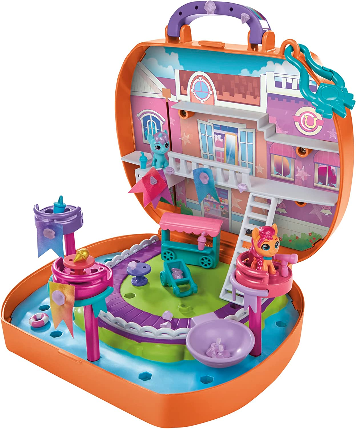 Conjunto My Little Pony Mini World Magic Pequenas Criações Sunny Starscout  Hasbro - Fátima Criança