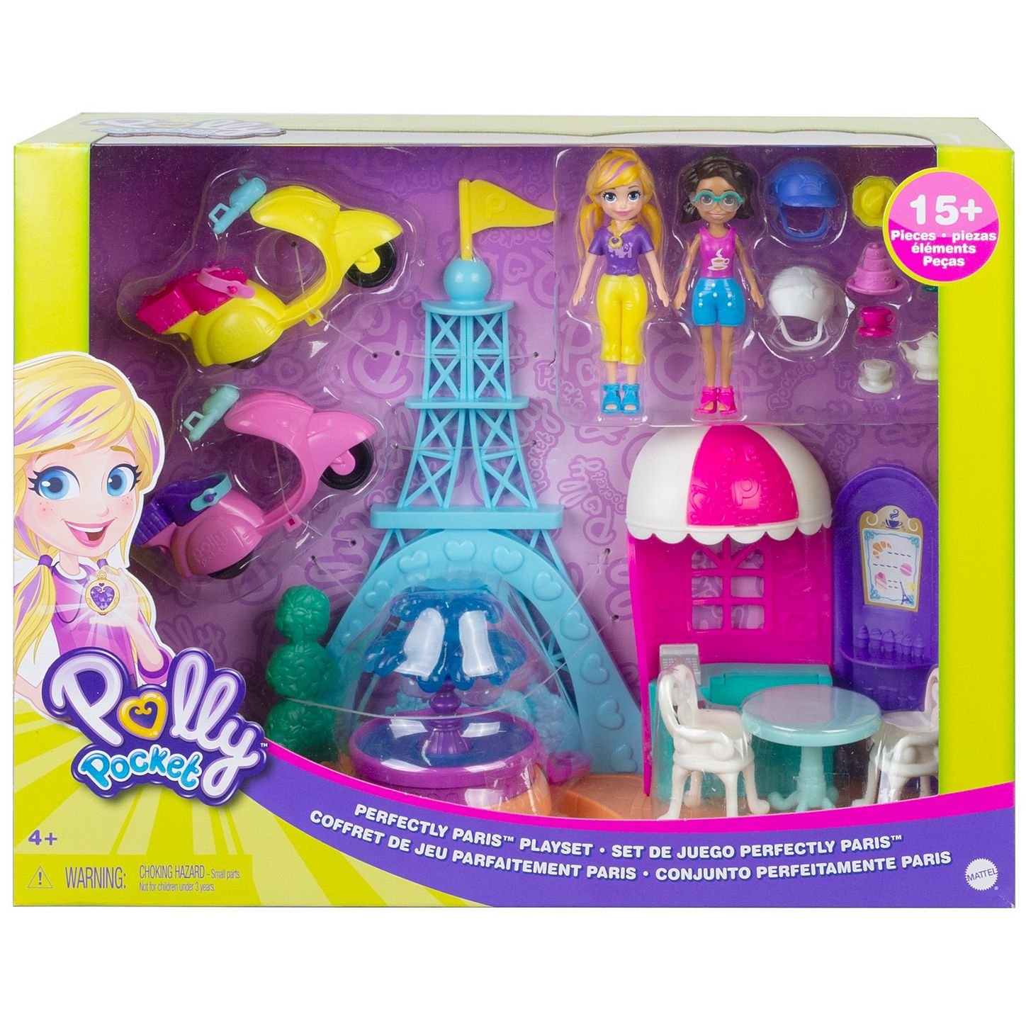 Boneca - Polly Pocket - Conjunto de Looks Rosa - MATTEL - Boneca