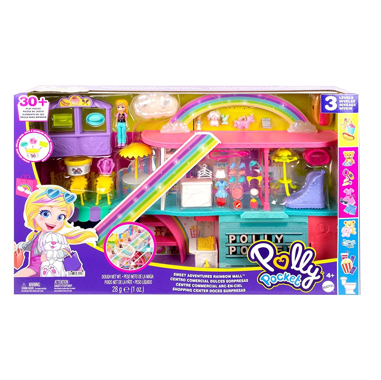 Shopping Center Doces Surpresas Polly Pocket Mattel - Fátima Criança