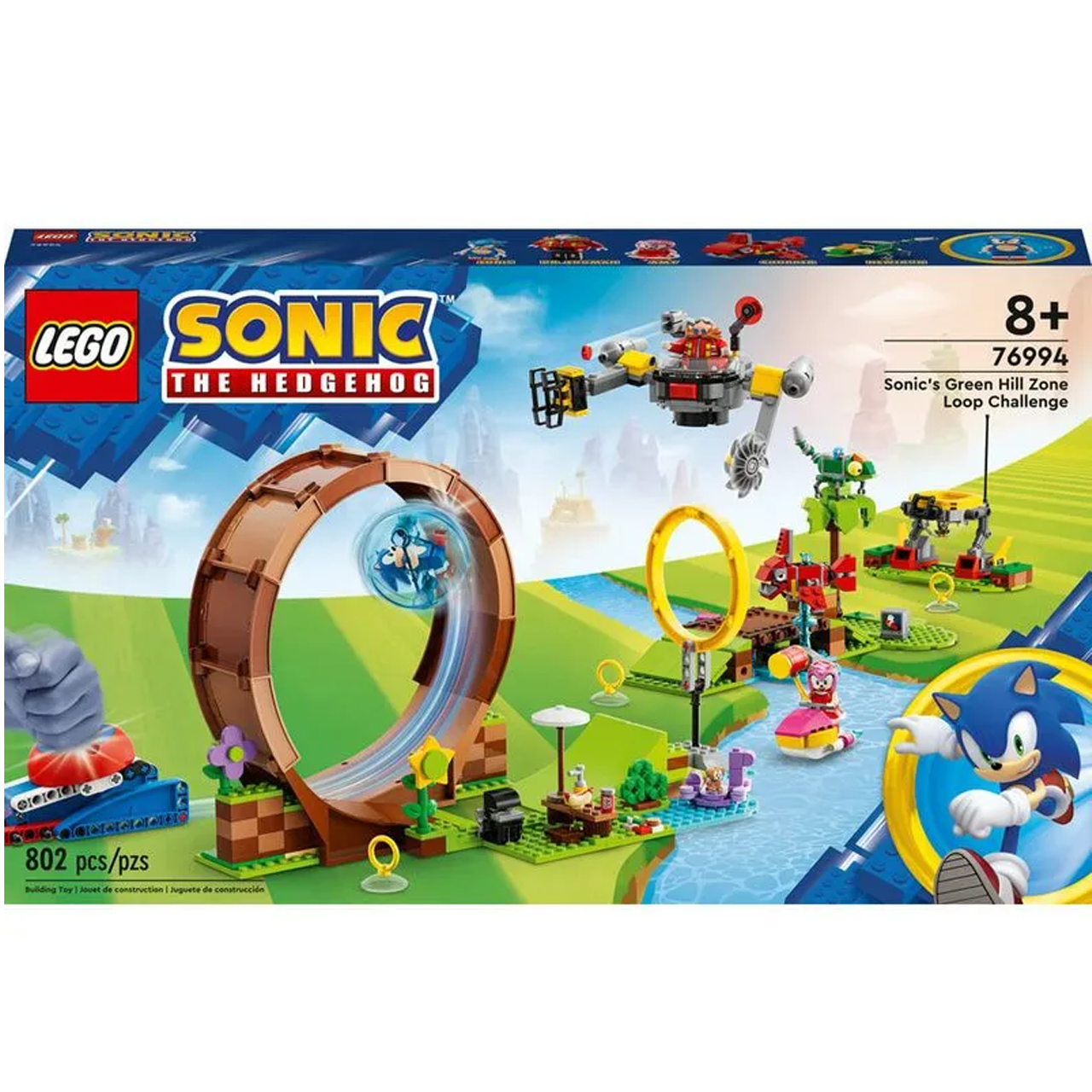 Boneco Mini Figura de Ação Compatível com LEGO Turma Sonic