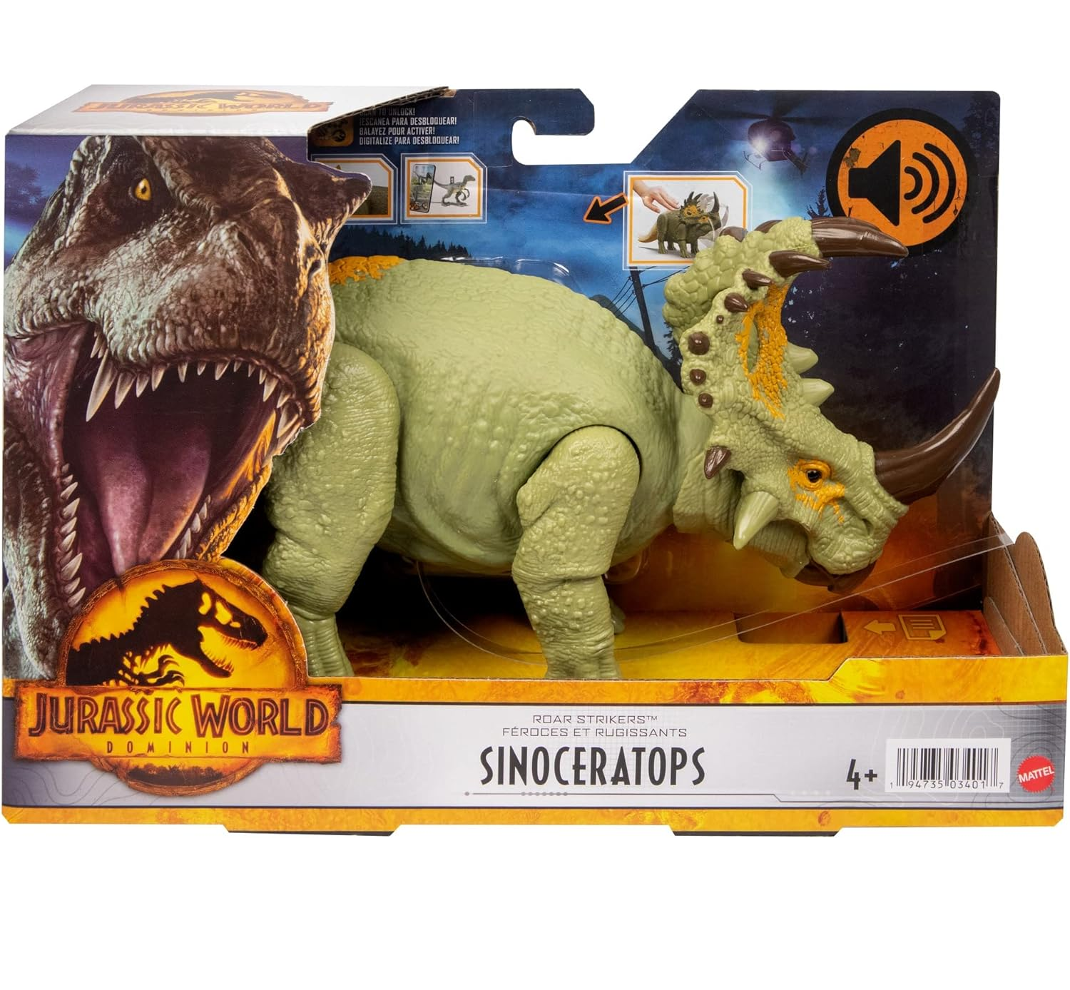 Figura de Ação MATTEL Jurassic World Dinossauro gigante (Idade Mínima: 4)