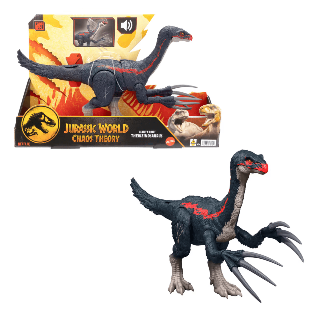Dinossauro Therizinosaurus Slash N Roar Jurassic World Chaos Theory Mattel Dinossauro Therizinosaurus Slash N Roar Jurassic World Chaos Theory Mattel