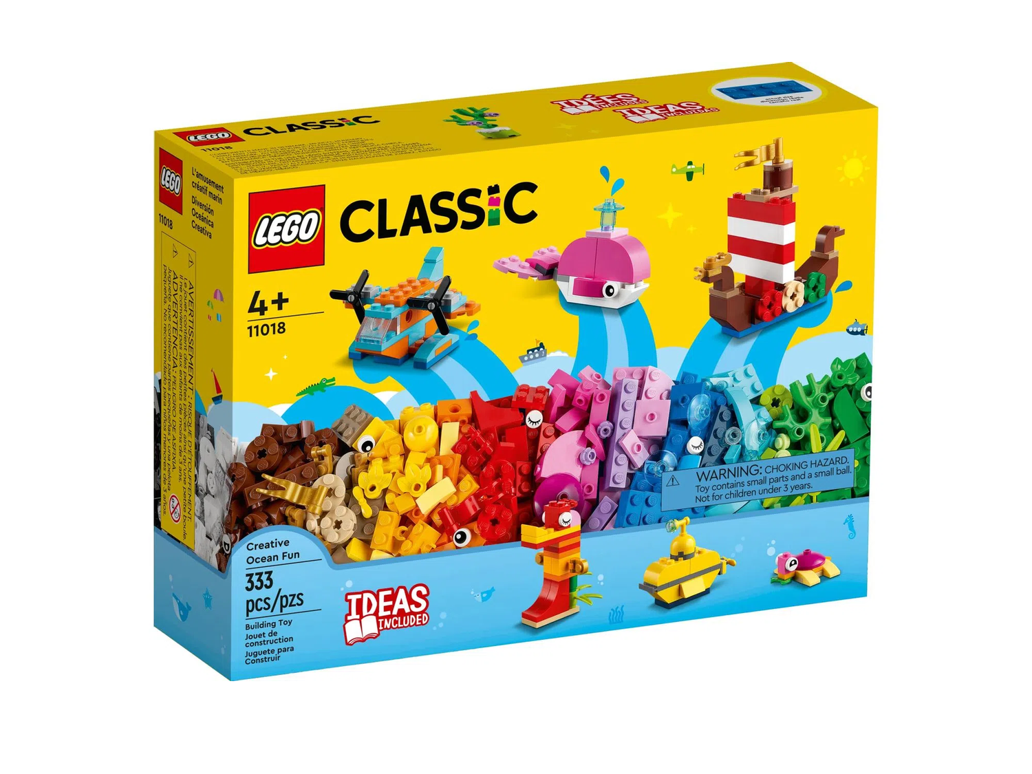 Peças e Ideias - Brinquedo Lego Classic - Blocos de Montar - 11001