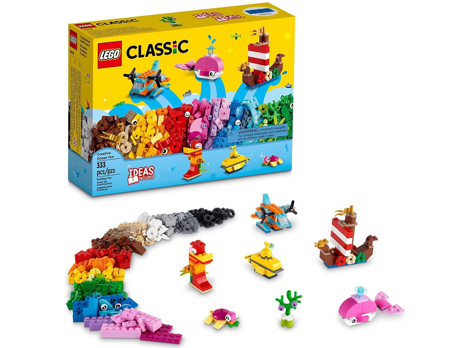 Peças e Ideias - Brinquedo Lego Classic - Blocos de Montar - 11001