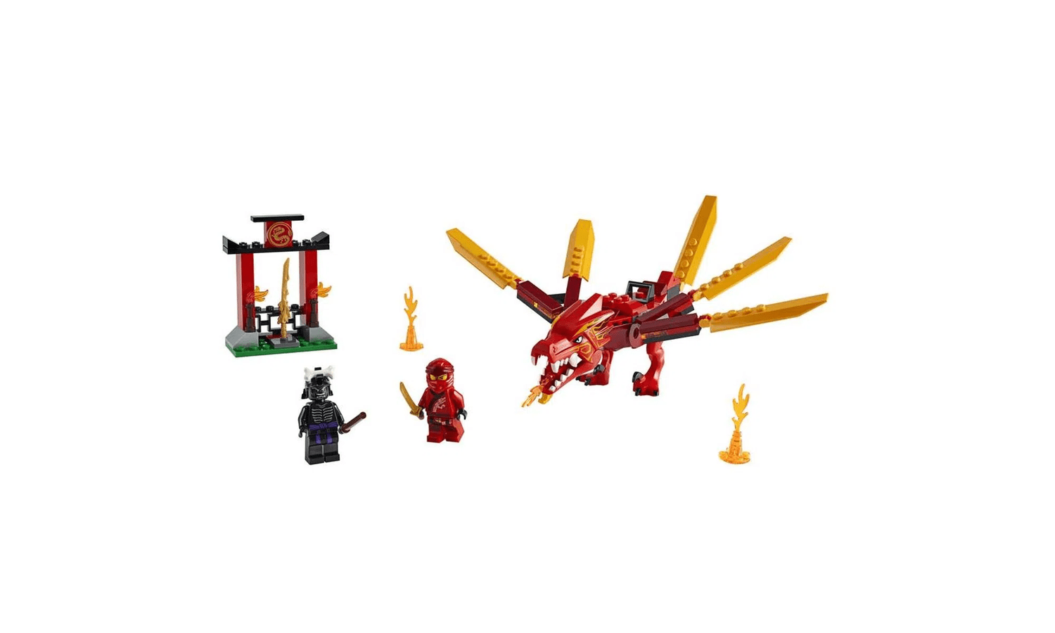 Dragão do Fogo do Kai Ninjago Lego 