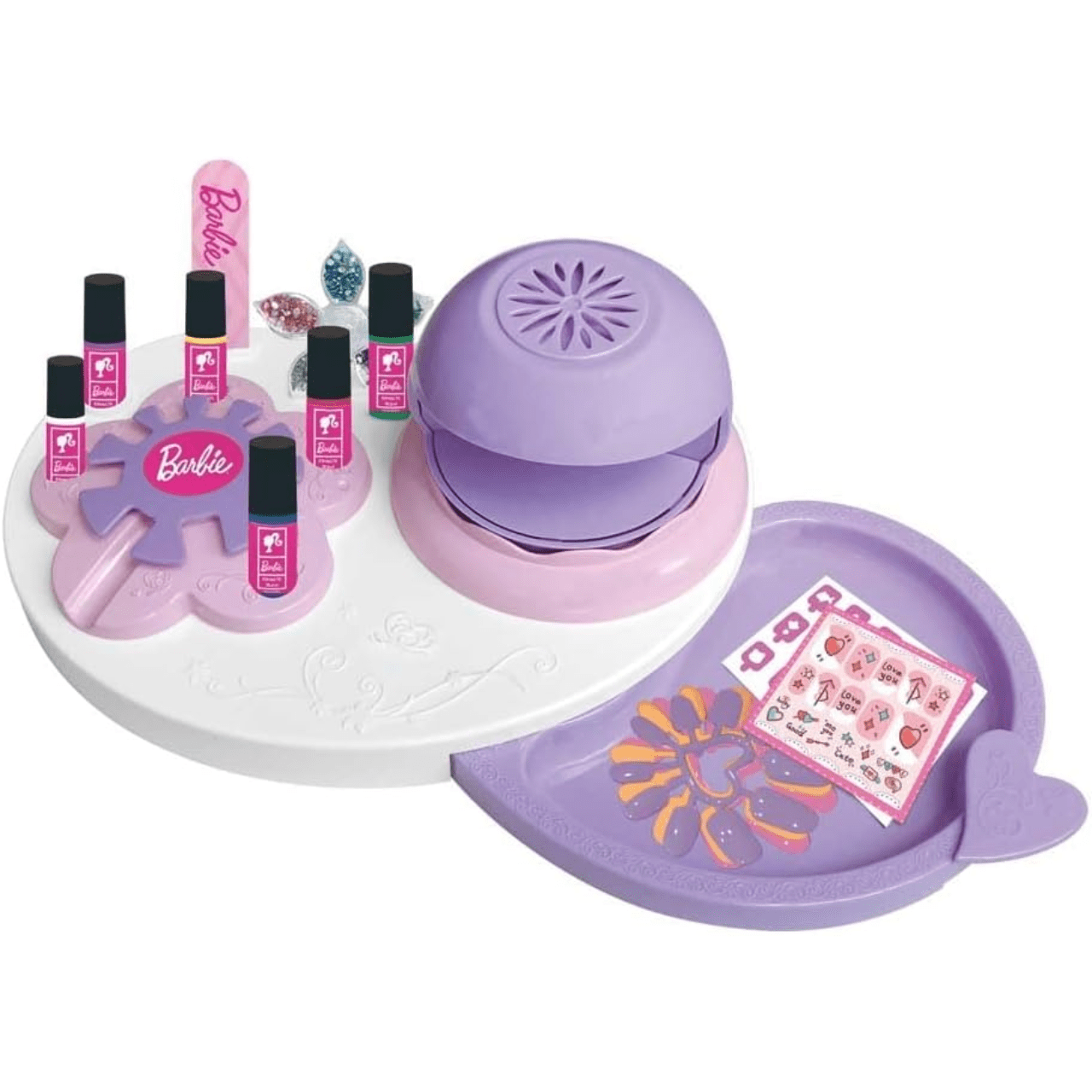 Conjunto Esmalteria Glam Barbie Com Secador de Unhas Multikids Conjunto Esmalteria Glam Barbie Com Secador de Unhas Multikids