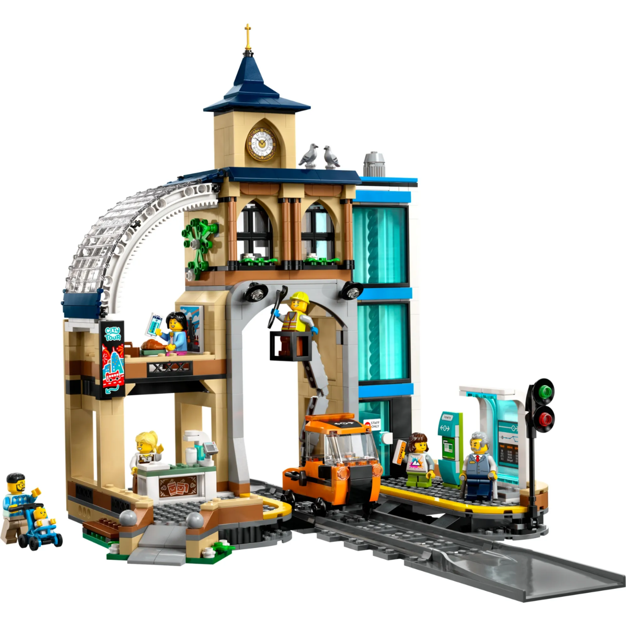 Estação Central de Trem Lego City Estação Central de Trem Lego City