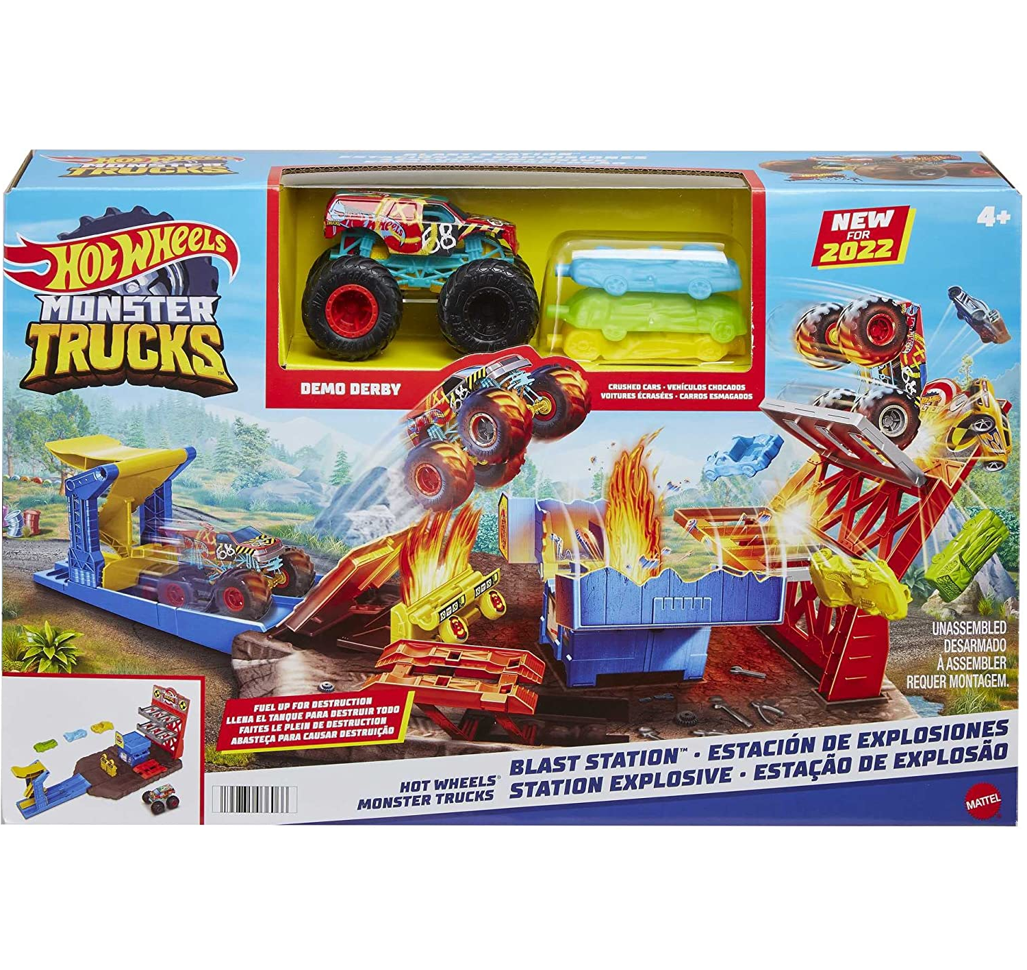 Pista Hot Wheels Looping Monster Truks Mattel