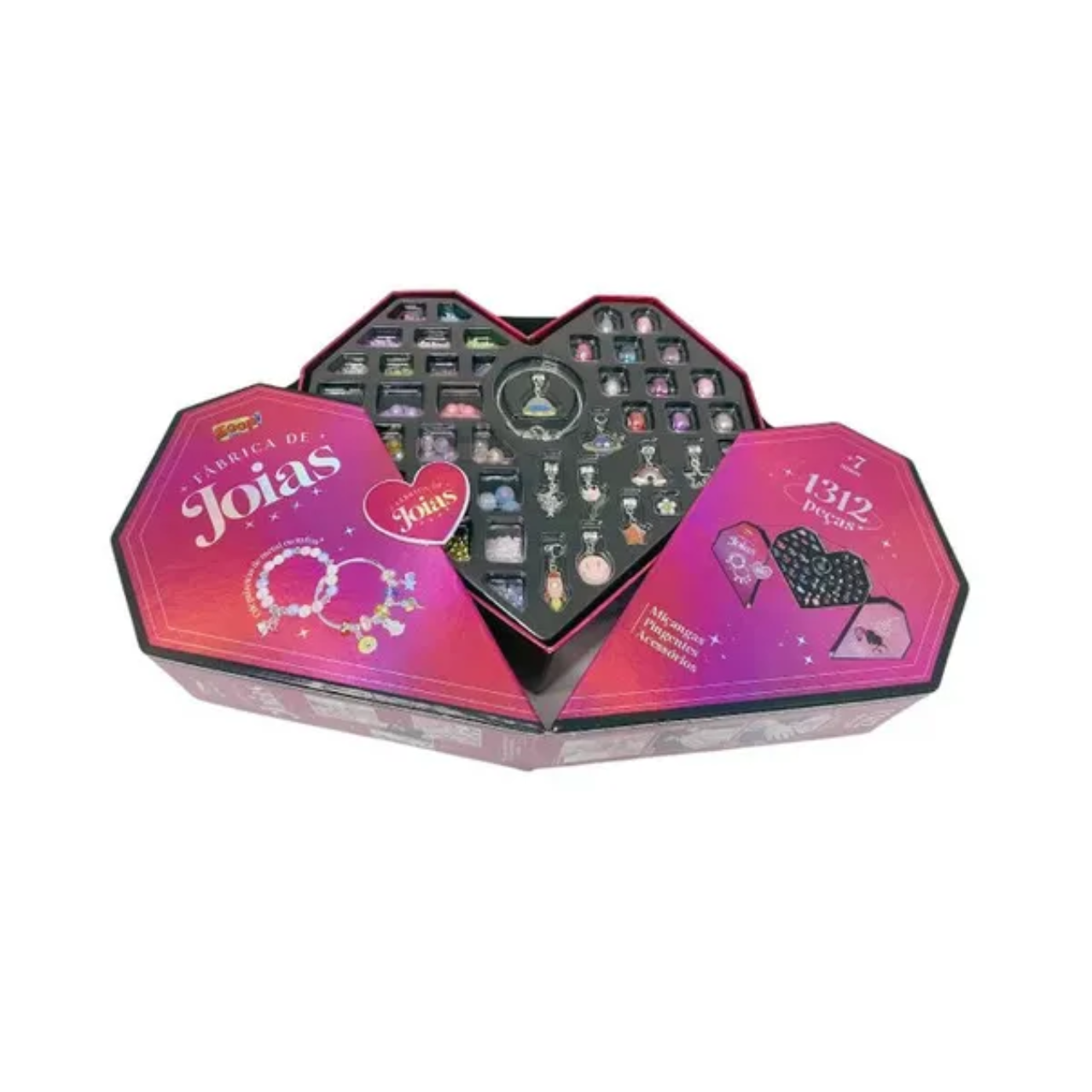 Fábrica de Joias 1312 Peças Zoop Toys Fábrica de Joias 1312 Peças Zoop Toys