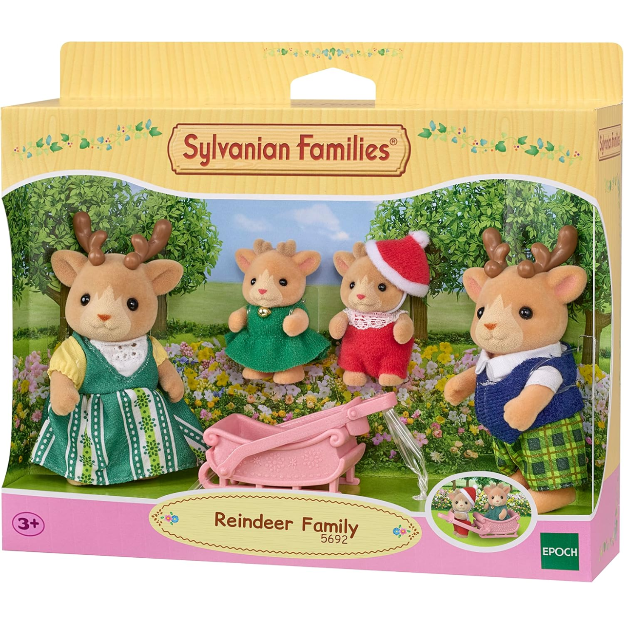 Família das Renas Sylvanian Families Epoch Família das Renas Sylvanian Families Epoch