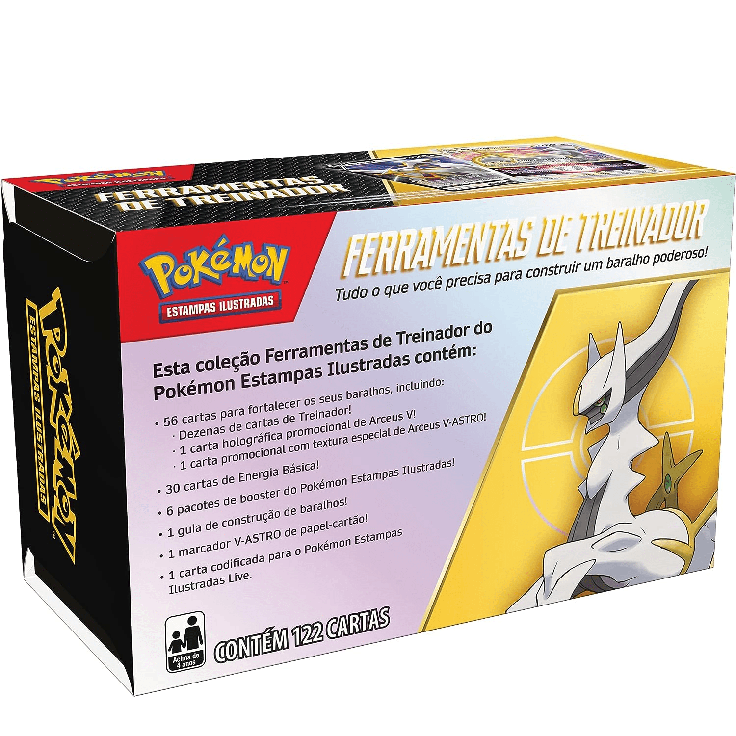 Jogo de Cartas Pokemon GO Box Especial Treinadores Copag - Deck de