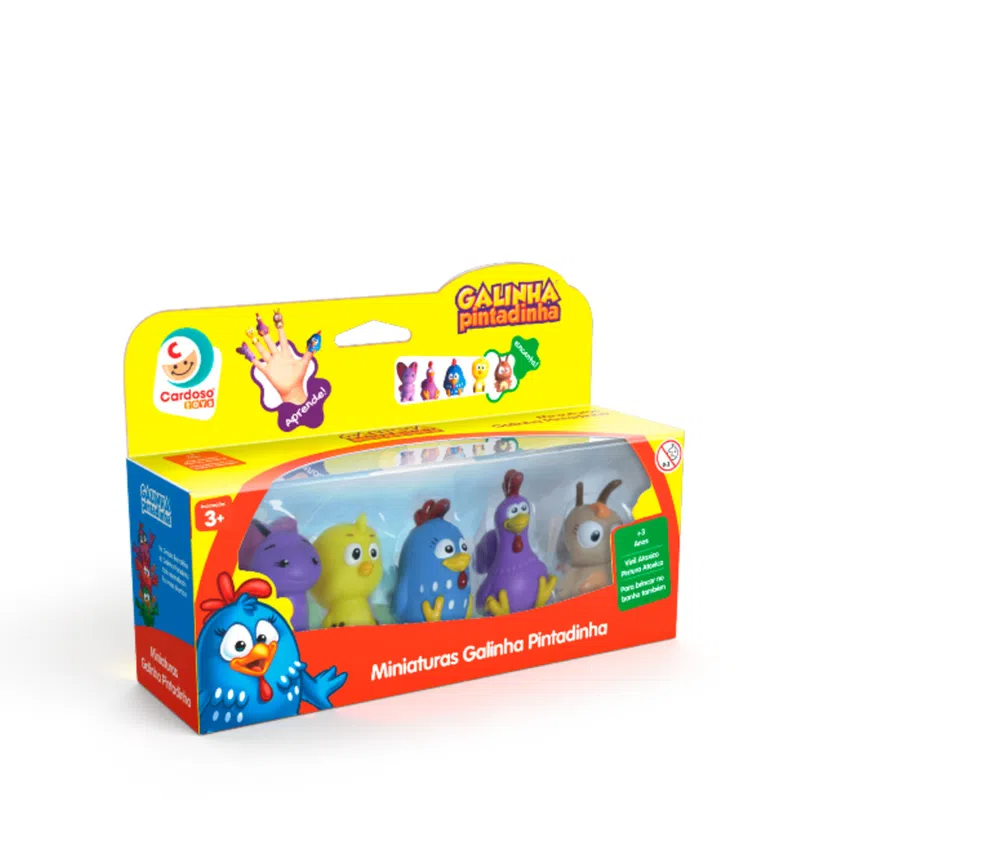 Jogo Galinha Pintadinha Educativo Infantil Criativo 3 Pcs