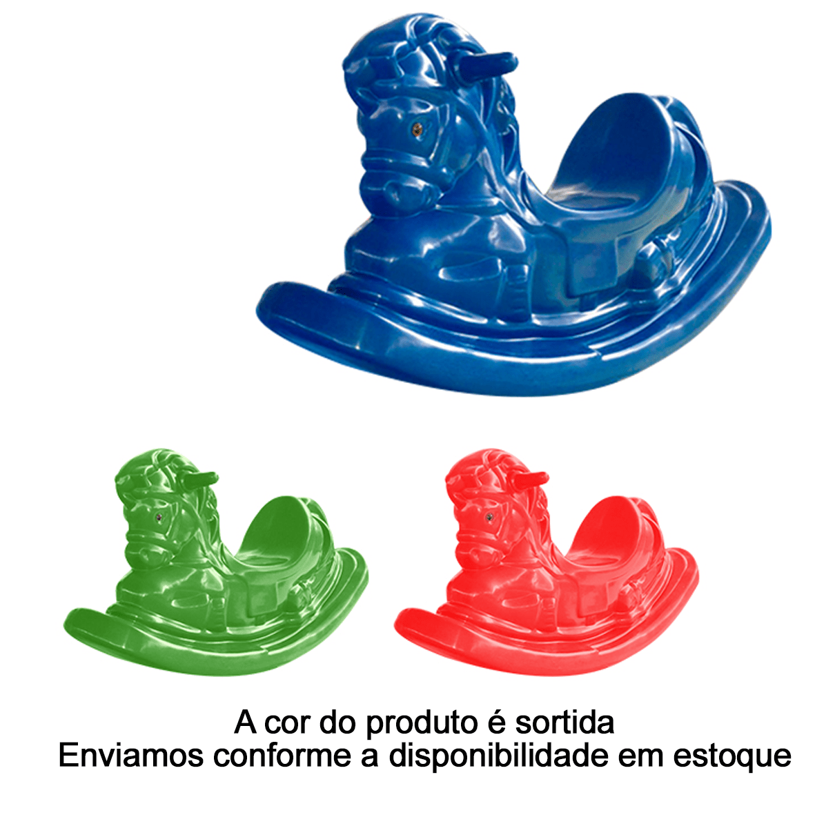 Gangorra Cavalinho Cor Sortida Moinho Velho