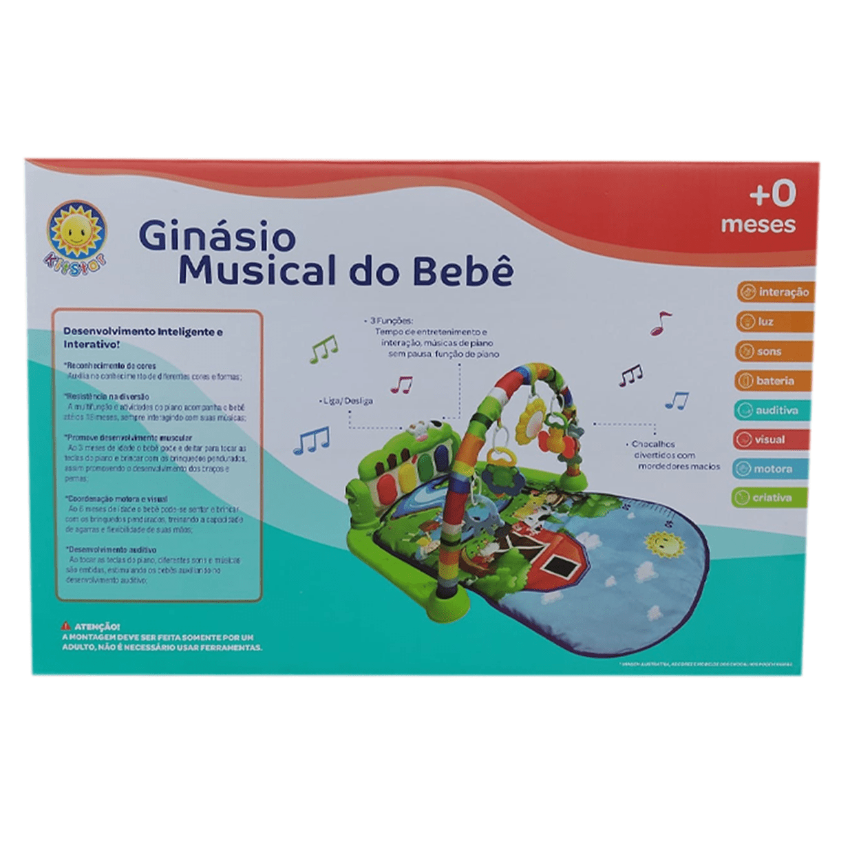 Ginásio Pianinho Deluxe Fisher-Price Mattel - Fátima Criança