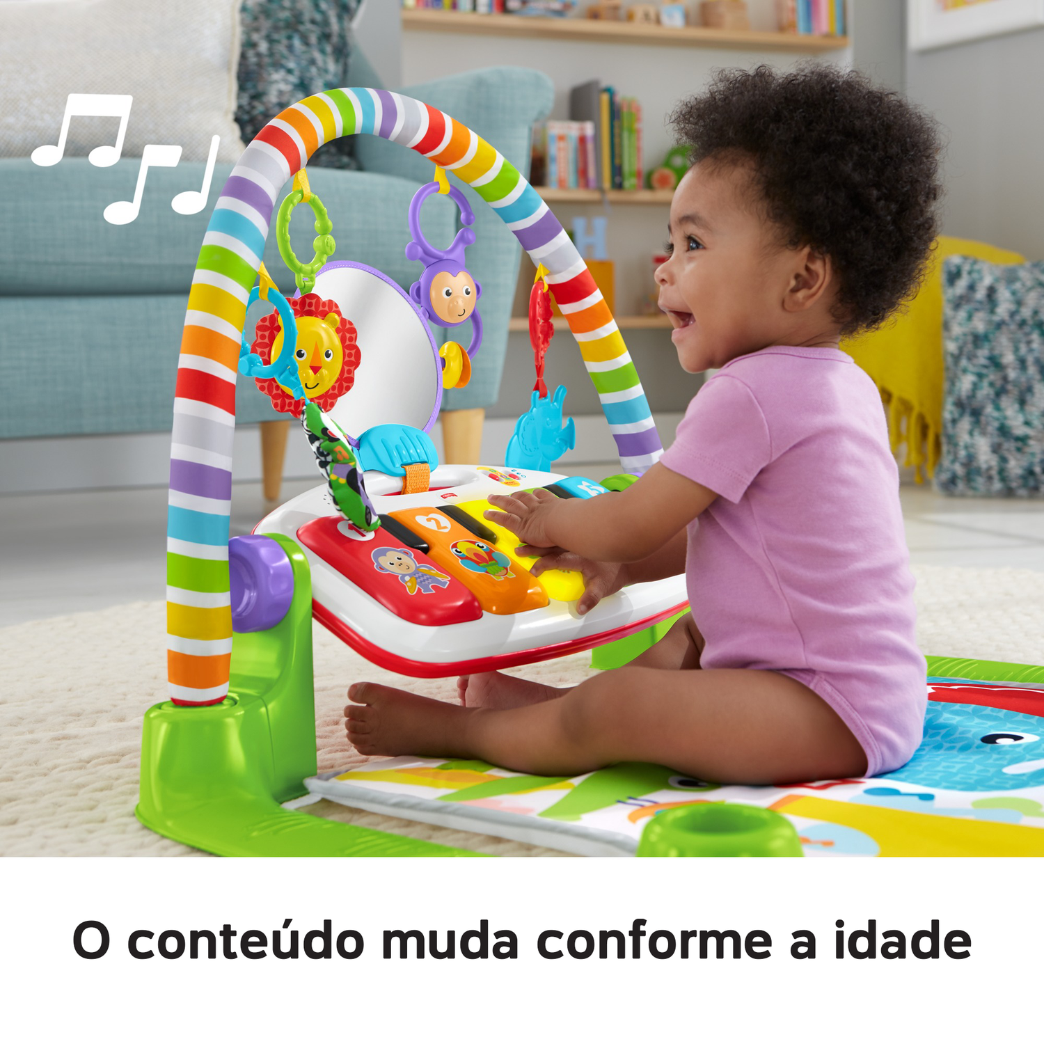 Pista de carrinho baby animal brincar E crescer em Promoção na