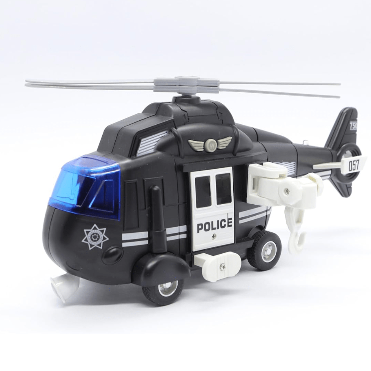 Helicóptero de Resgate Public Heroes Com Luz E Som Shiny Toys Helicóptero de Resgate Public Heroes Com Luz E Som Shiny Toys