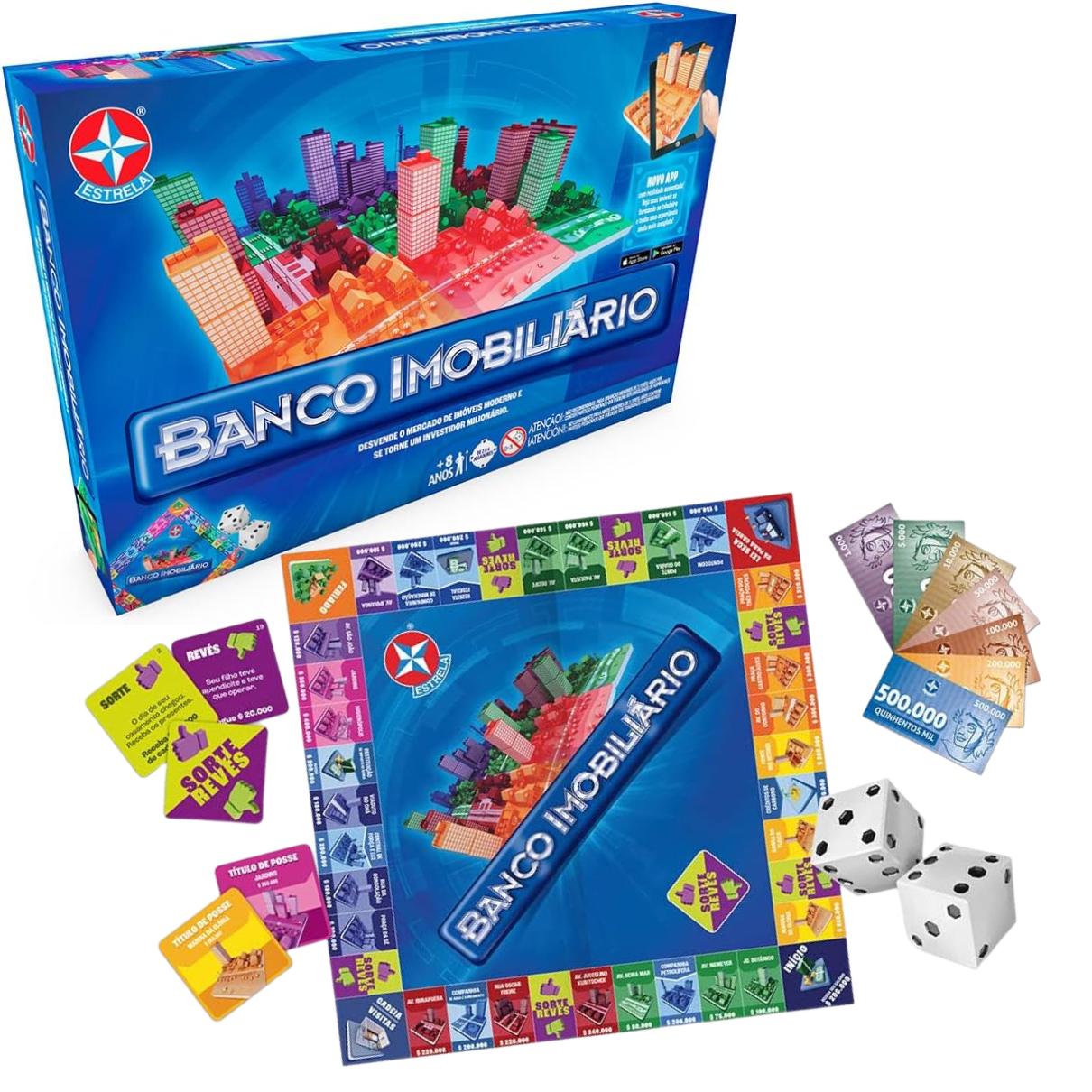 JOGO BANCO IMOBILIARIO - ESTRELA