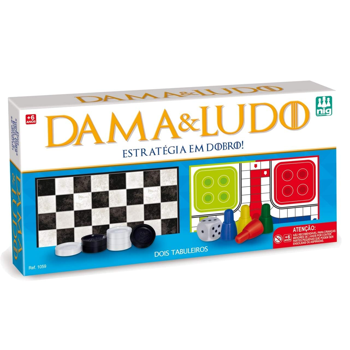 SR Jogo Ludo Mini, Playtoy Brinquedos