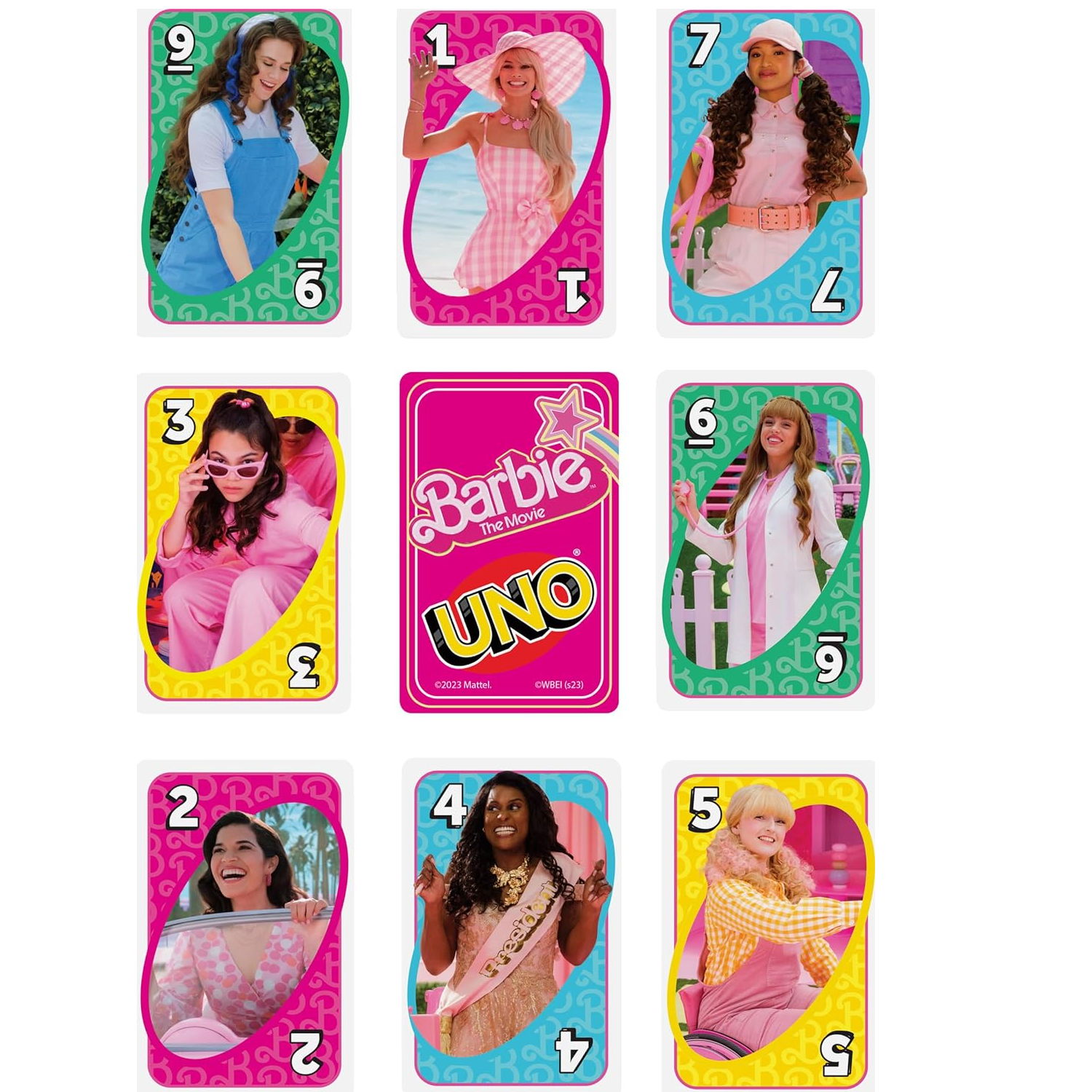 UNO Jogo de Cartas Barbie O Filme : : Brinquedos e Jogos