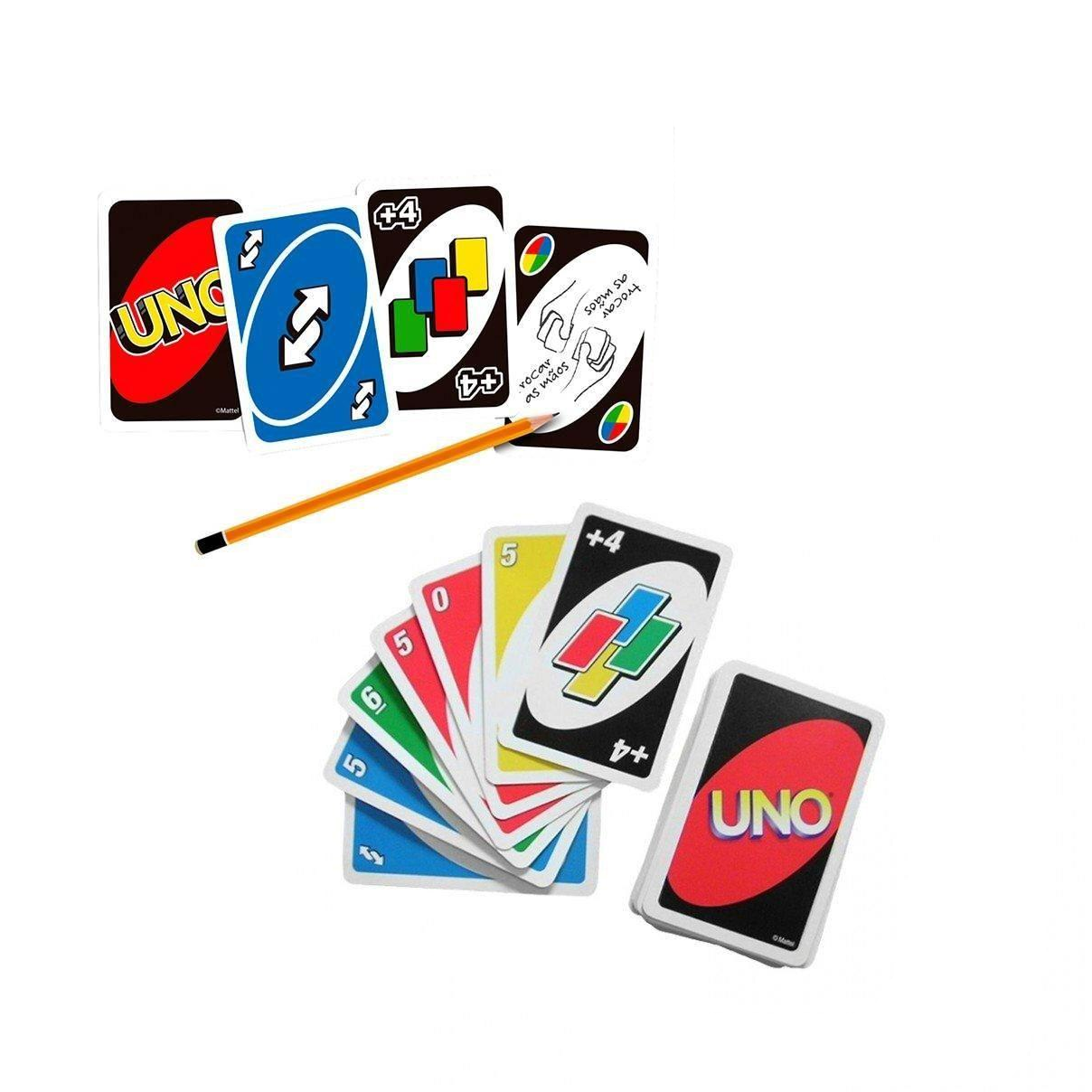 Jogo De Cartas Uno Original Copag Mattel 114 Cartas - Deck de