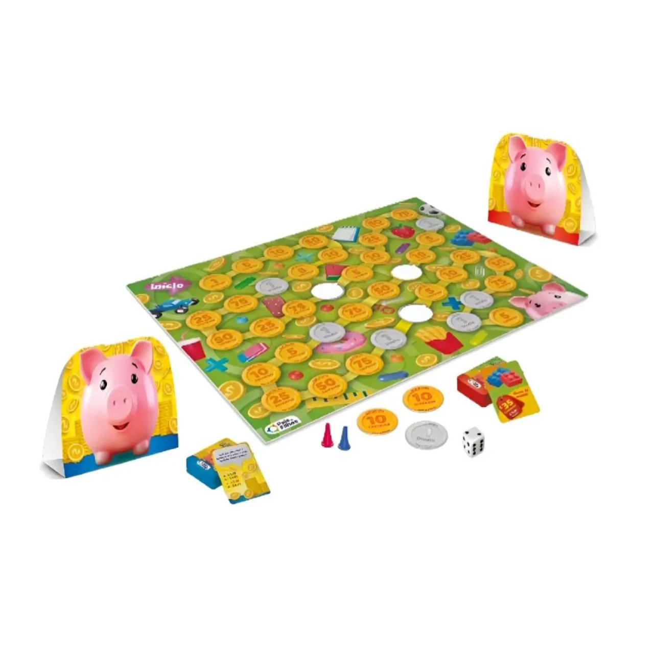 Jogo de Tabuleiro Enchendo o Cofrinho Pais e Filhos Jogo de Tabuleiro Enchendo o Cofrinho Pais e Filhos