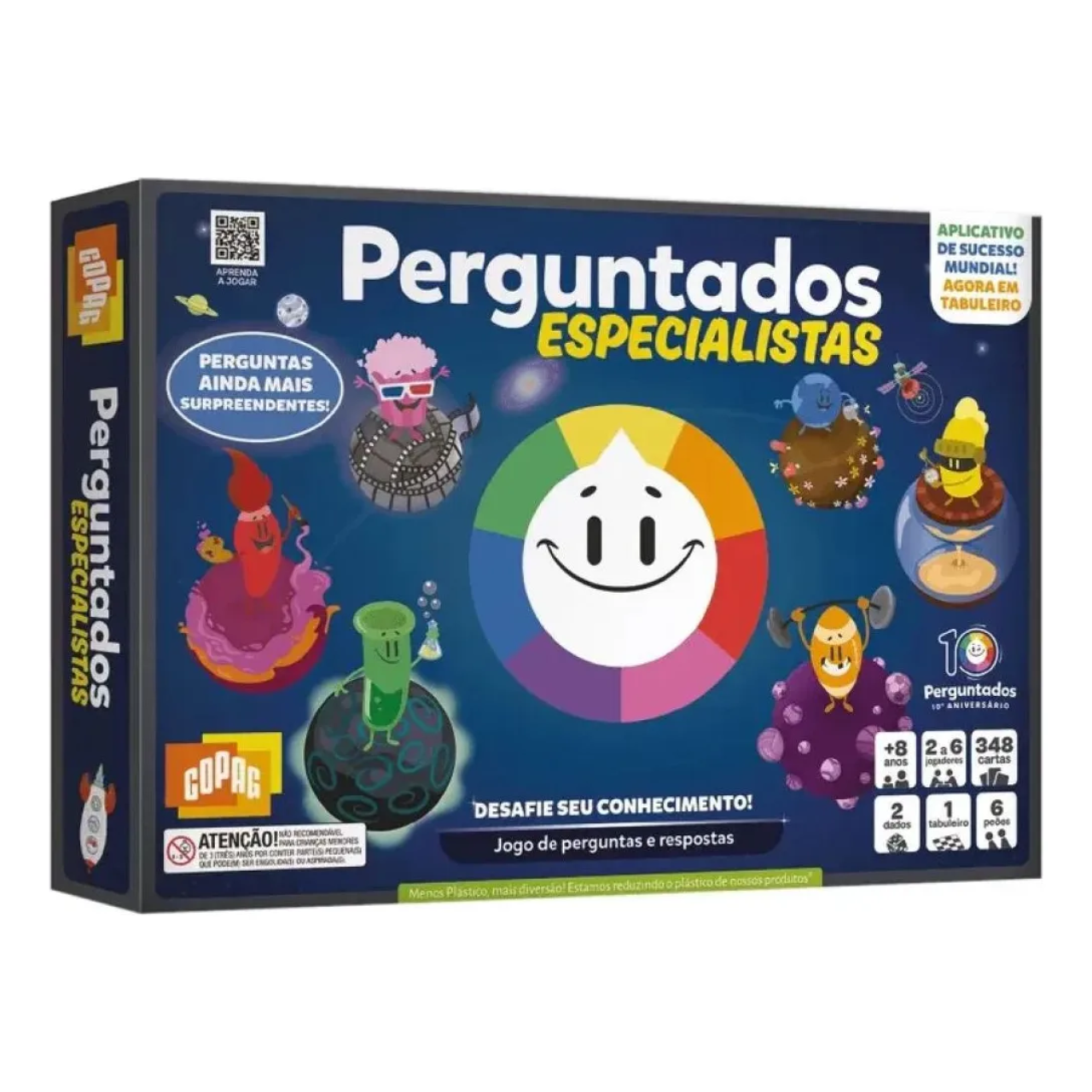 Jogo De Tabuleiro Perguntados Especialistas Copag 