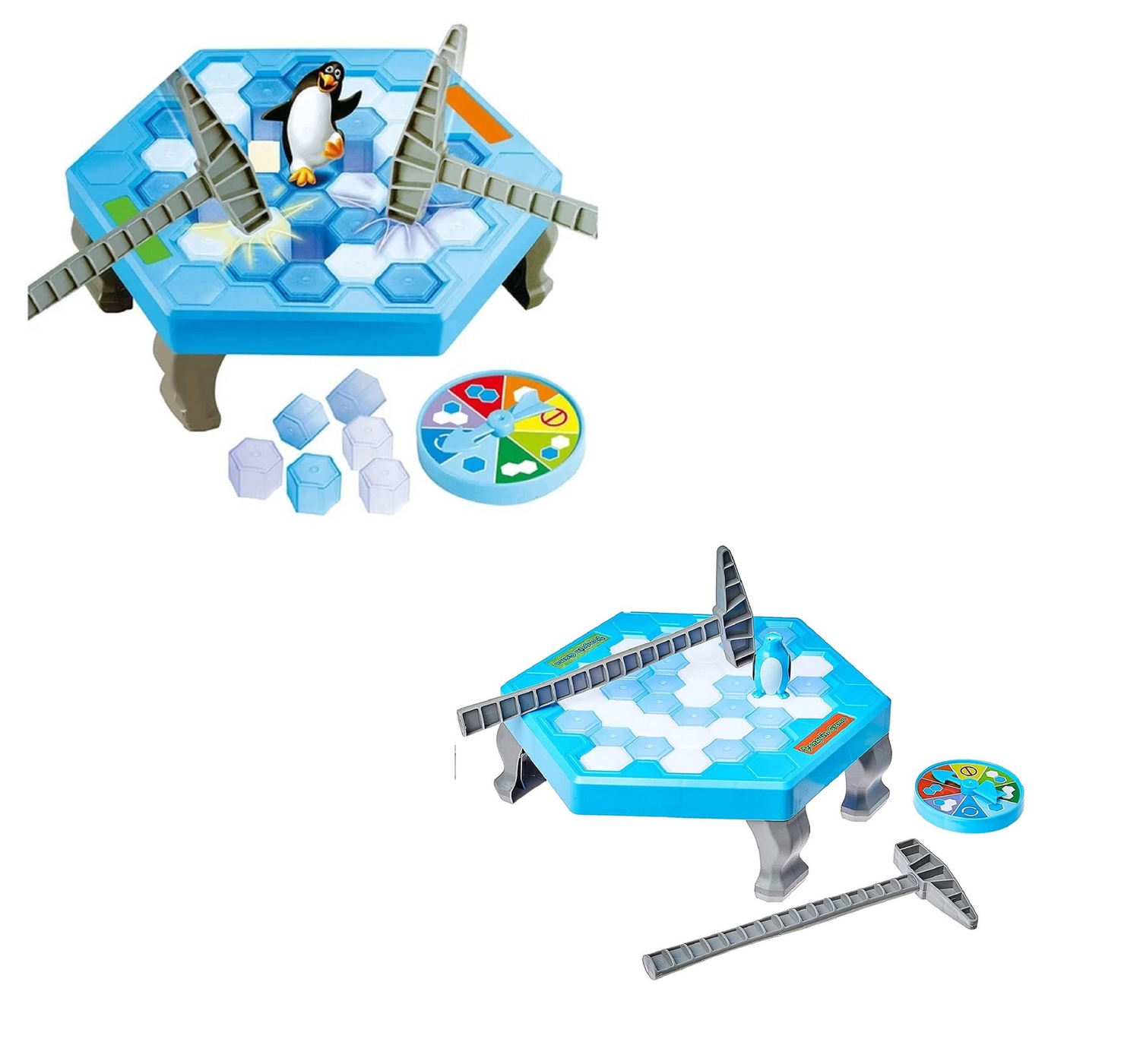 Penguin Ice Ludo Jogo de tabuleiro para crianças, brinquedos de