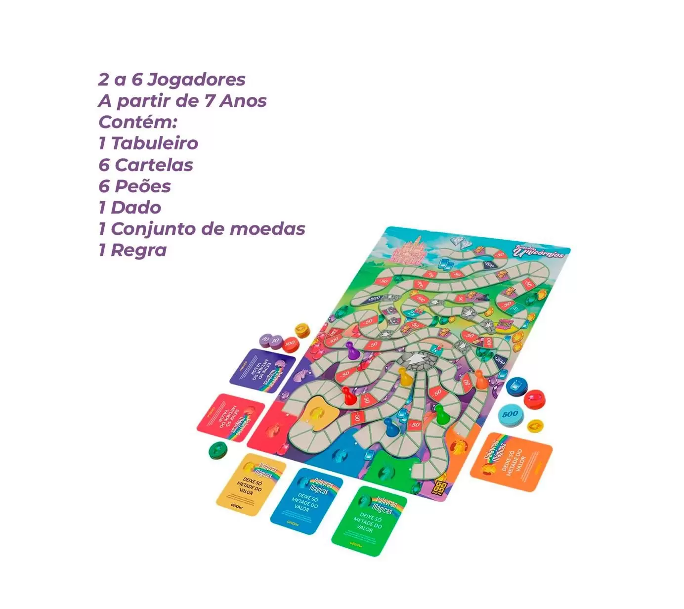 Jogo Reino dos Unicórnios Grow Jogo Reino dos Unicórnios Grow