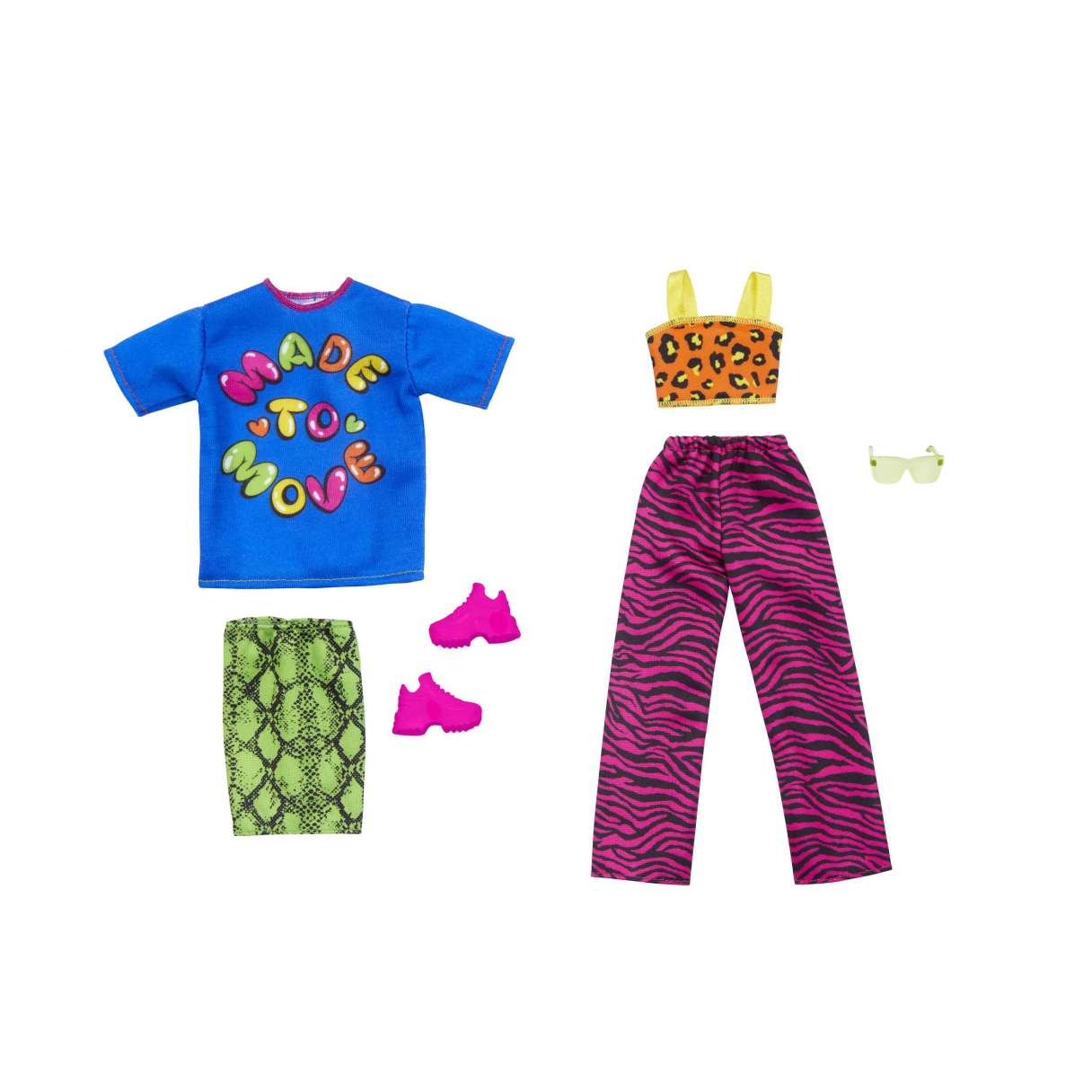 Kit Roupa Barbie (Muda de Cor)