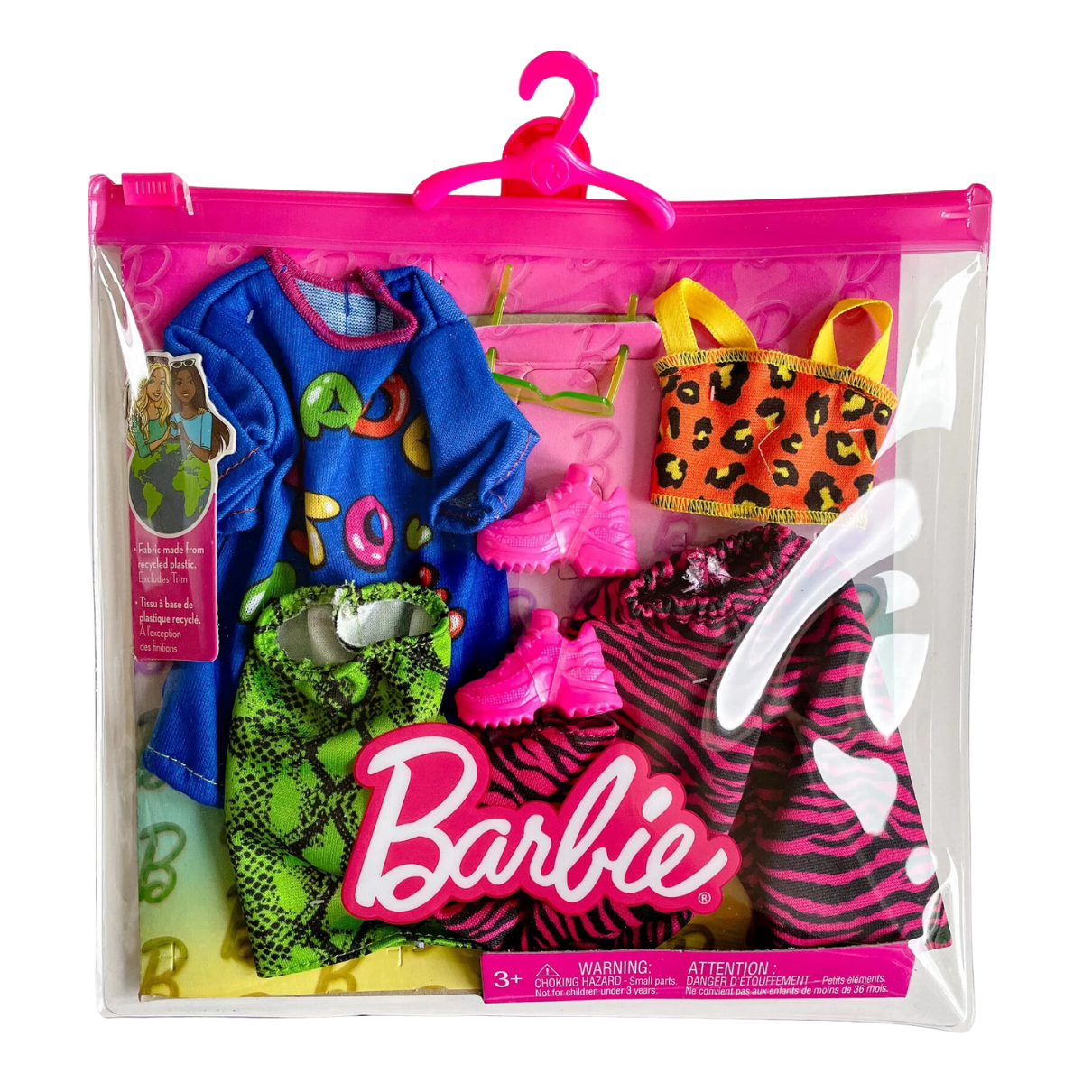 Kit de Roupas Barbie Vestidos e Acessórios Mattel - Fátima Criança