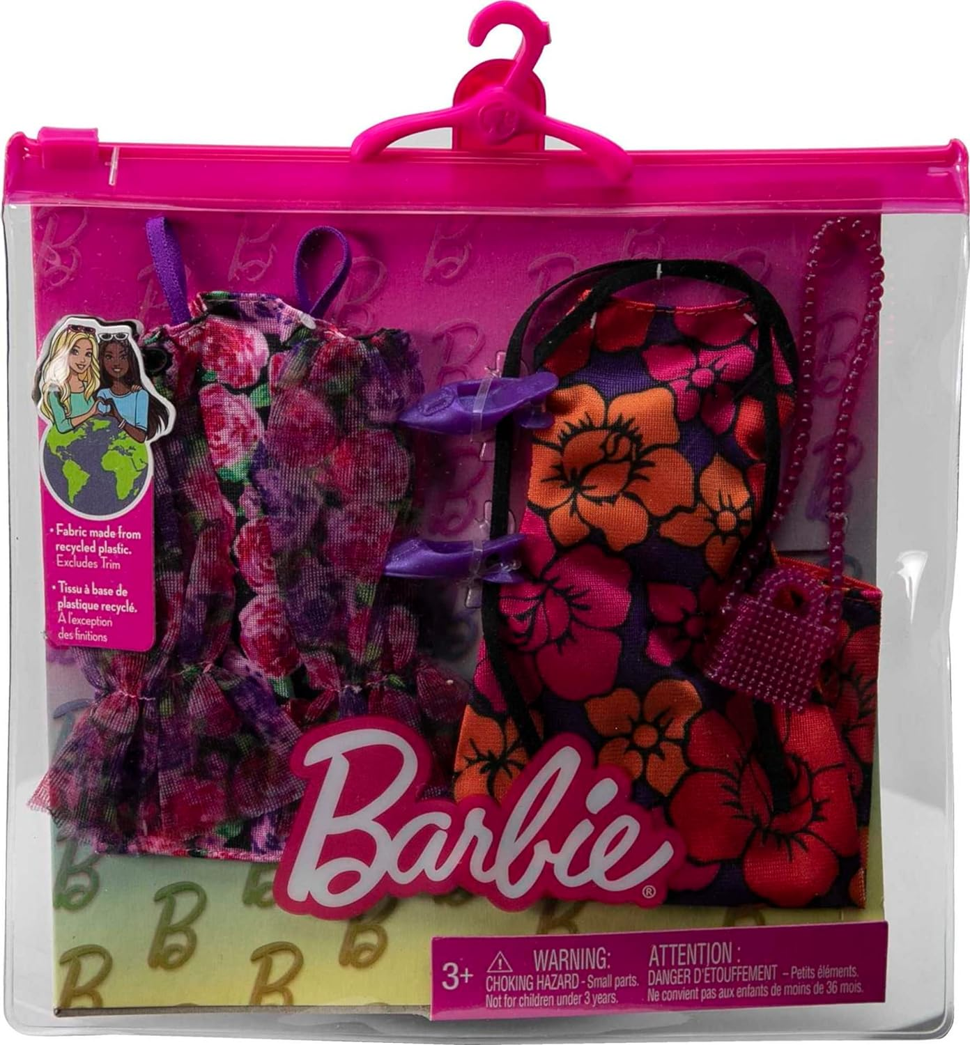 Kit Roupa Para Boneca Barbie Roupinha Mais Sapato Vestido de