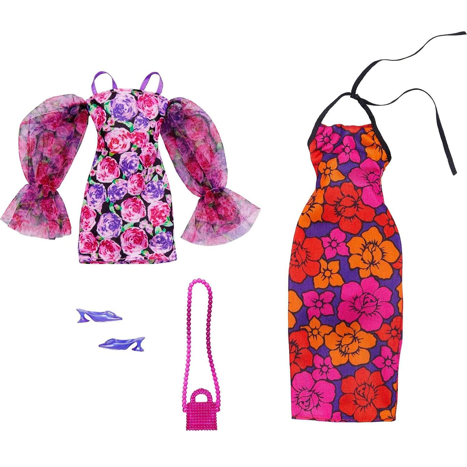 Conjunto de Roupas Look Retrô e Acessórios Barbie Mattel - Fátima Criança