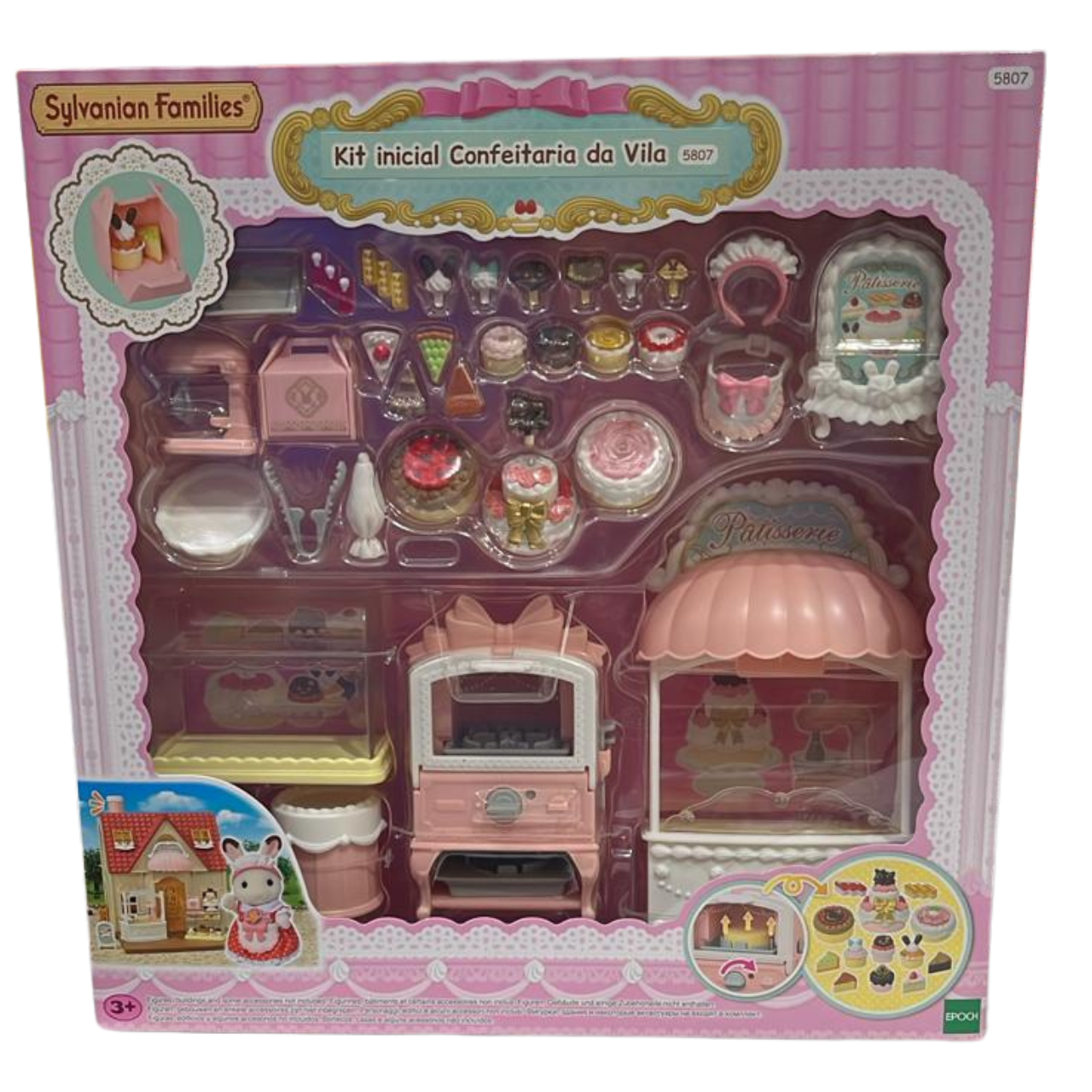 Kit Inicial Confeitaria da Vila Sylvanian Families Epoch Kit Inicial Confeitaria da Vila Sylvanian Families Epoch