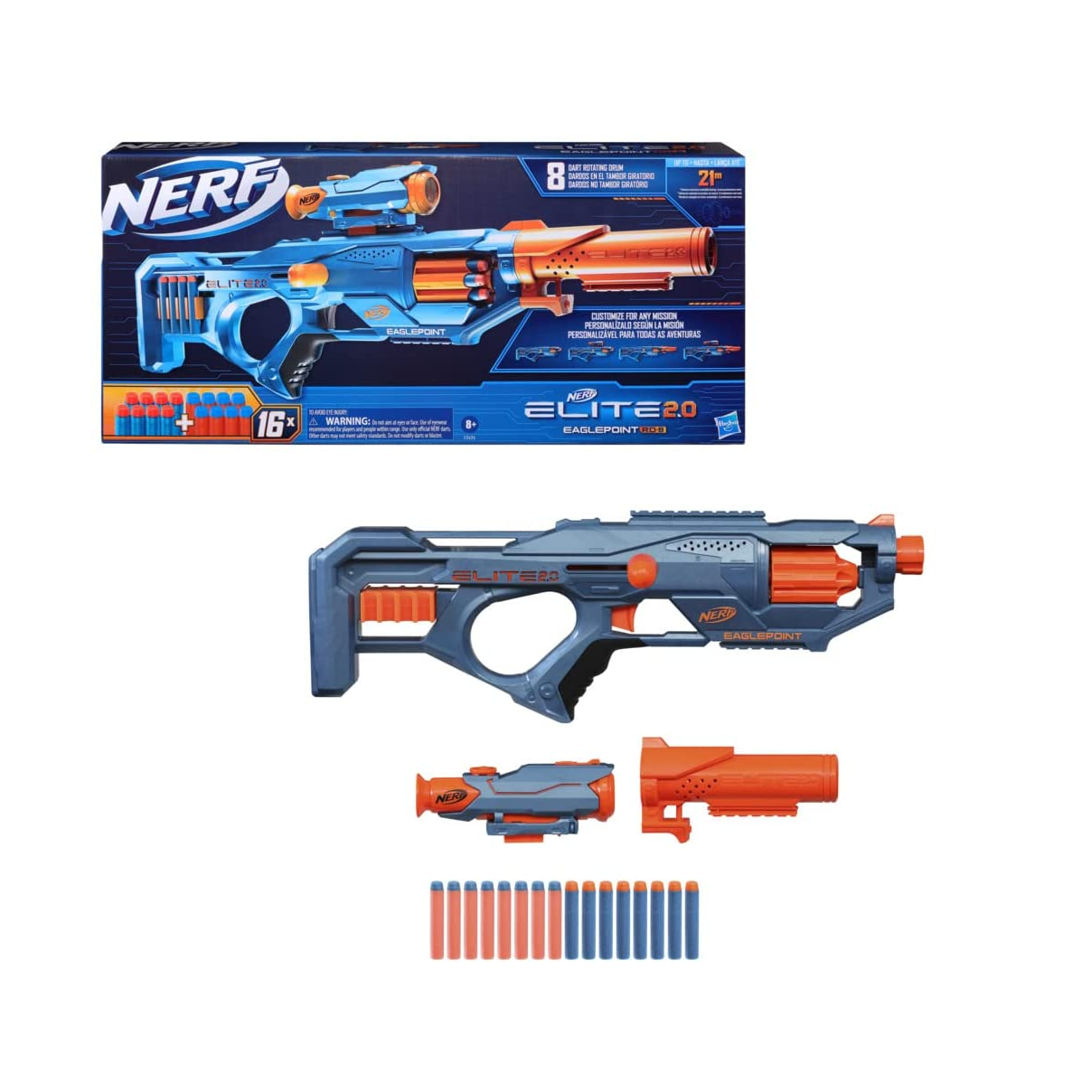 Kit 2 Lançador Nerf Arma de Brinquedo Universe War + Dardos